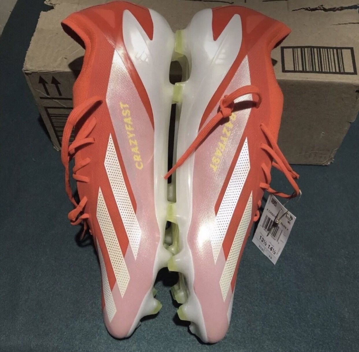Adidas Size 13.5 - adidas Men's X Crazyfast+ FG Size US 13 / EU 46 - 4 Thumbnail