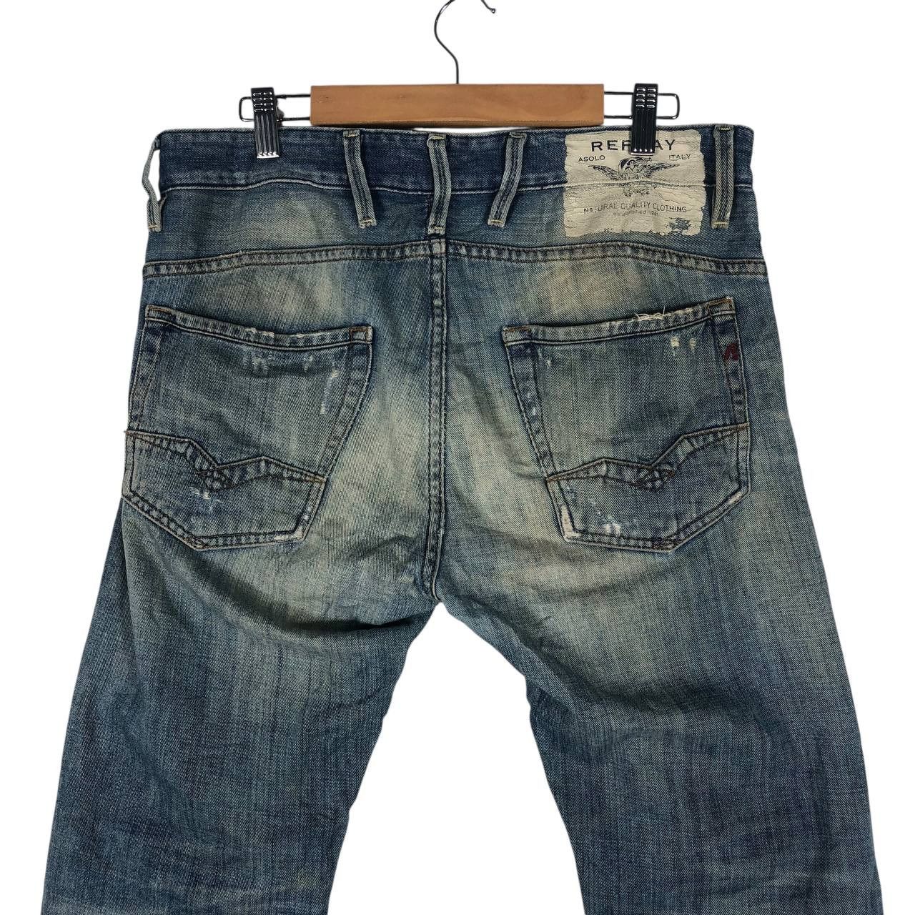 Replay Vintage 80's Replay Asolo Italy Men Blue Jeans Size 30" / US 8 / IT 44 - 5 Thumbnail