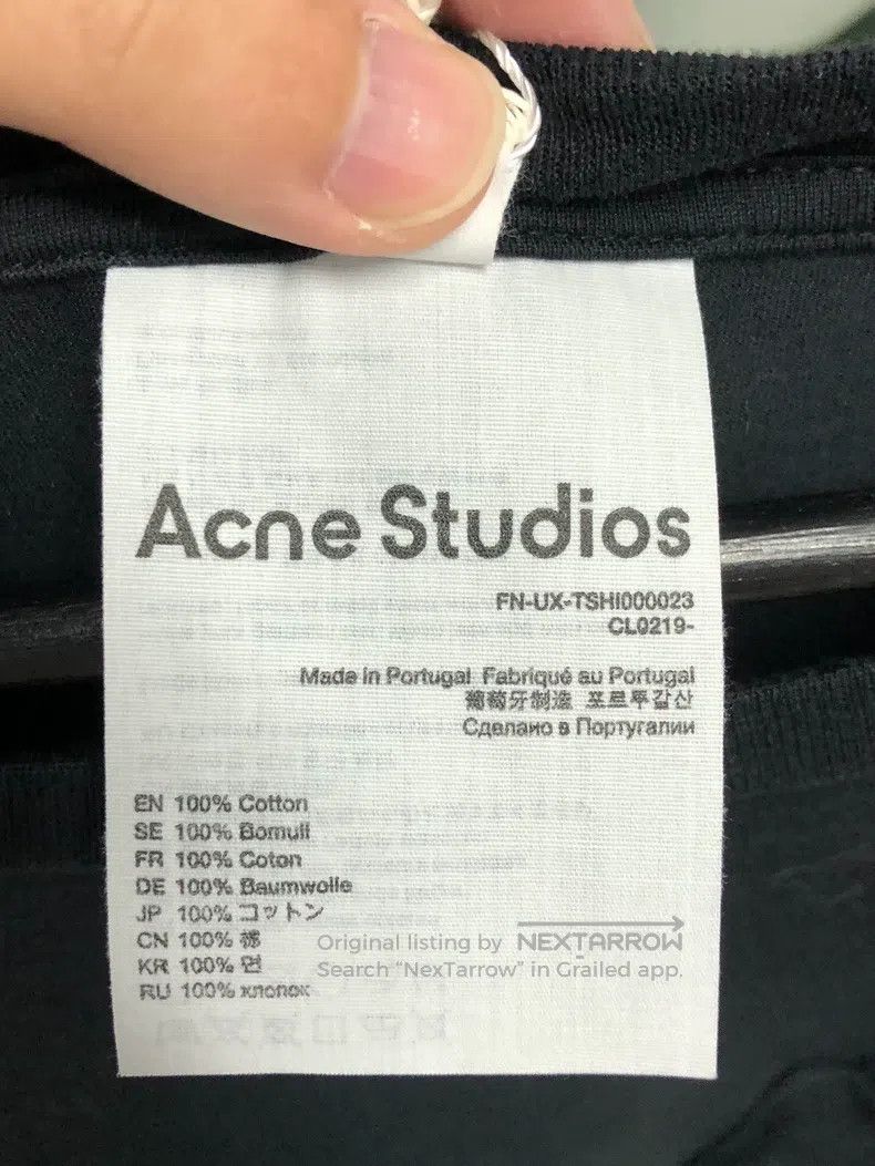Acne Studios Acne Studios Solid color ribbed round neck drop shoulder c Size L / US 10 / IT 46 - 4 Thumbnail
