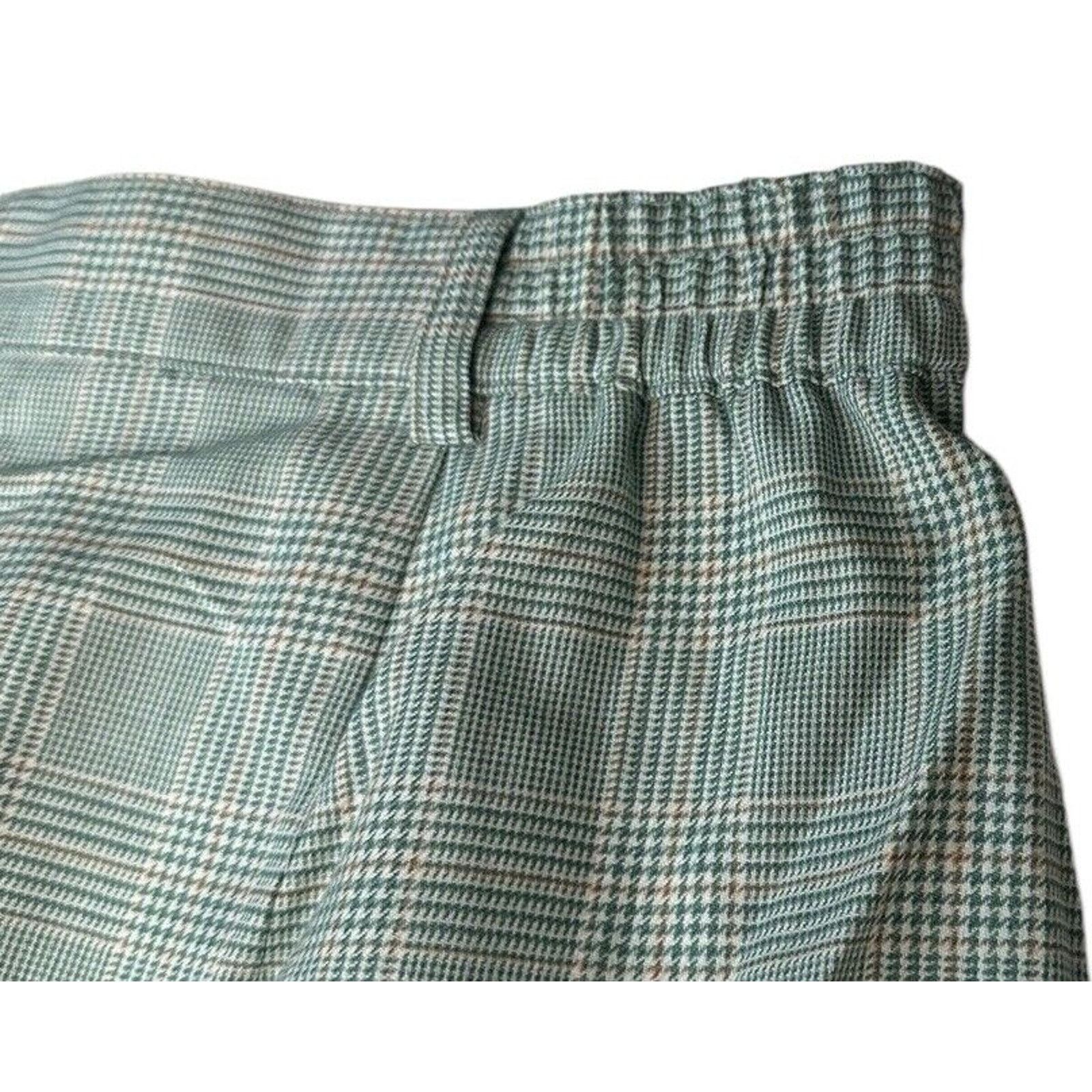 Other Vtg Tail Womens Plaid Pleated Retro Golf Shorts Green 18 Size 40" / US 18 - 9 Thumbnail