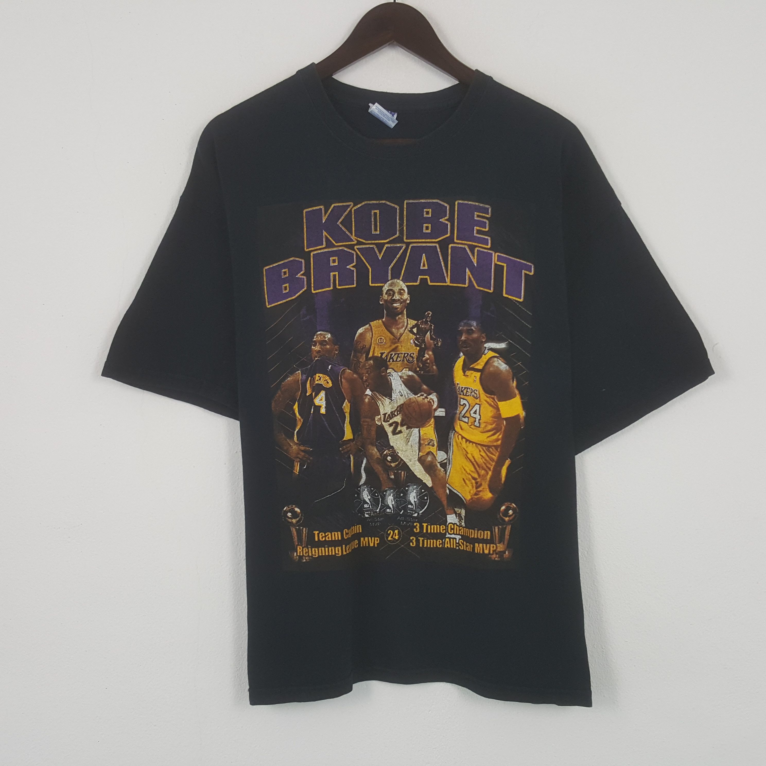 NBA × Vintage Vintage Lakers Kobe Bryant Tshirt Size US XL / EU 56 / 4 - 1 Thumbnail