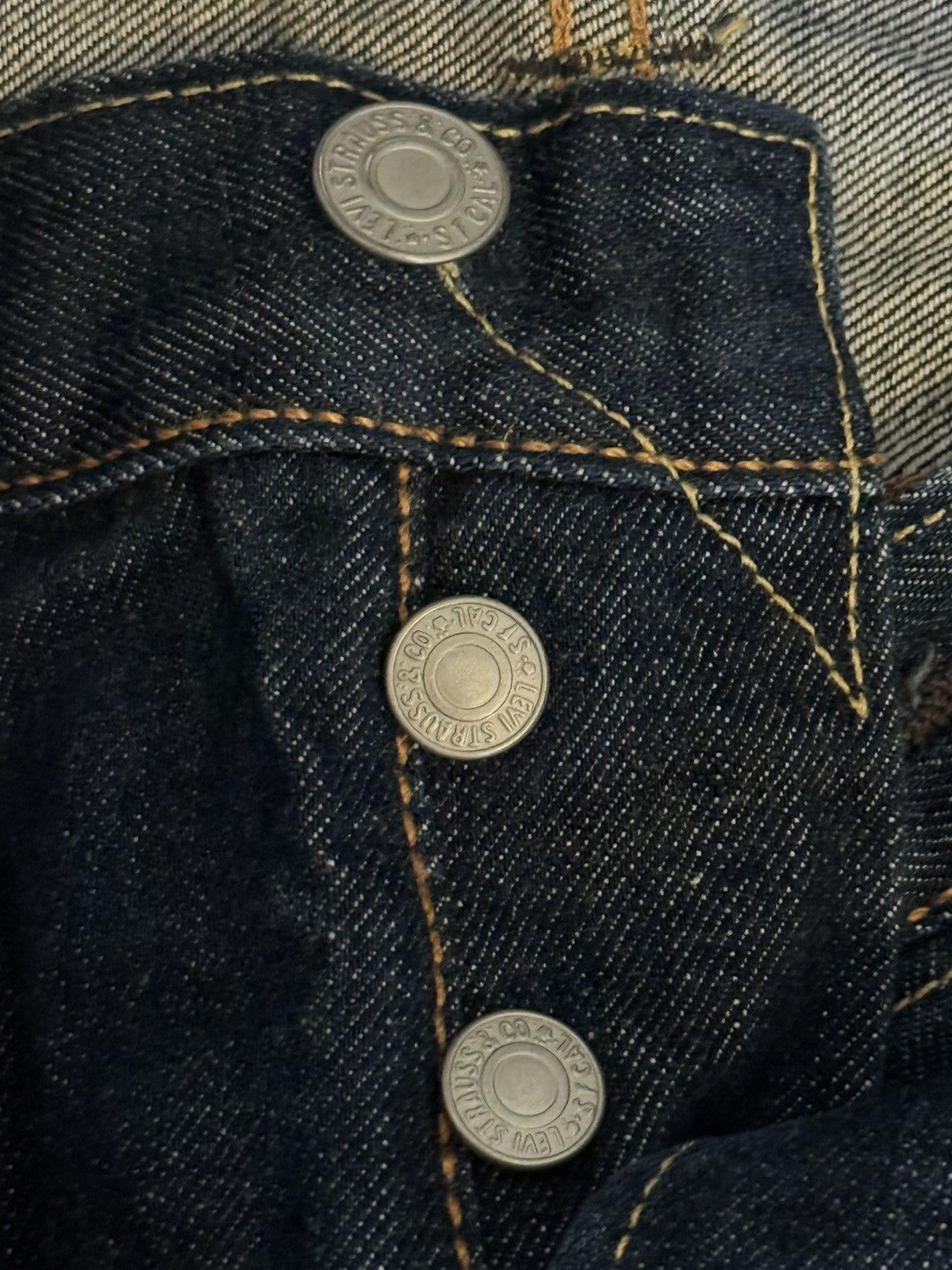 Levi's Vintage Clothing Mens Levi's 501 Dark Blue Denim Jeans Size US 38 / EU 54 - 4 Thumbnail