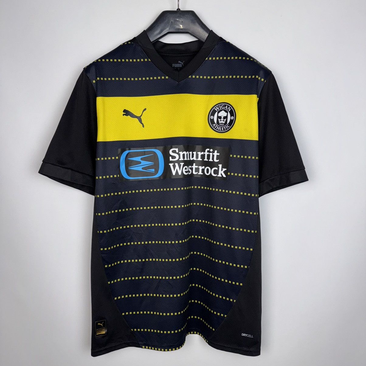 Puma WIGAN ATHLETIC 2024 2025 AWAY FOOTBALL SHIRT SOCCER JERSEY Size US L / EU 52-54 / 3 - 1 Thumbnail