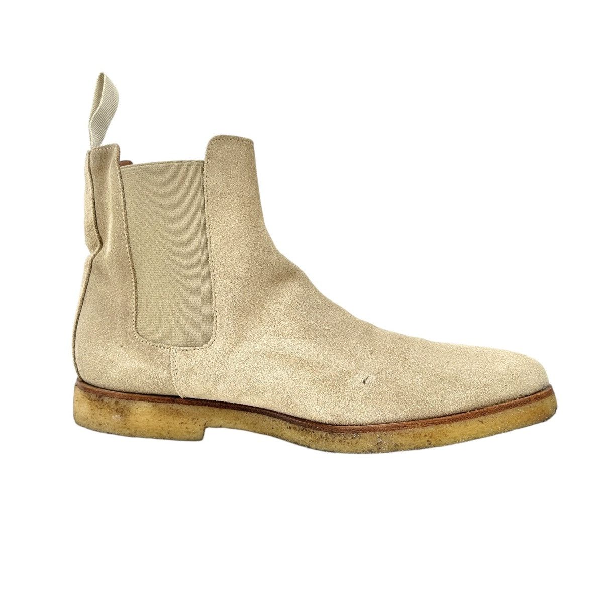 Common Projects Beige / Tan Brown Suede Leather Chelsea Boots Size US 8 / EU 41 - 5 Thumbnail