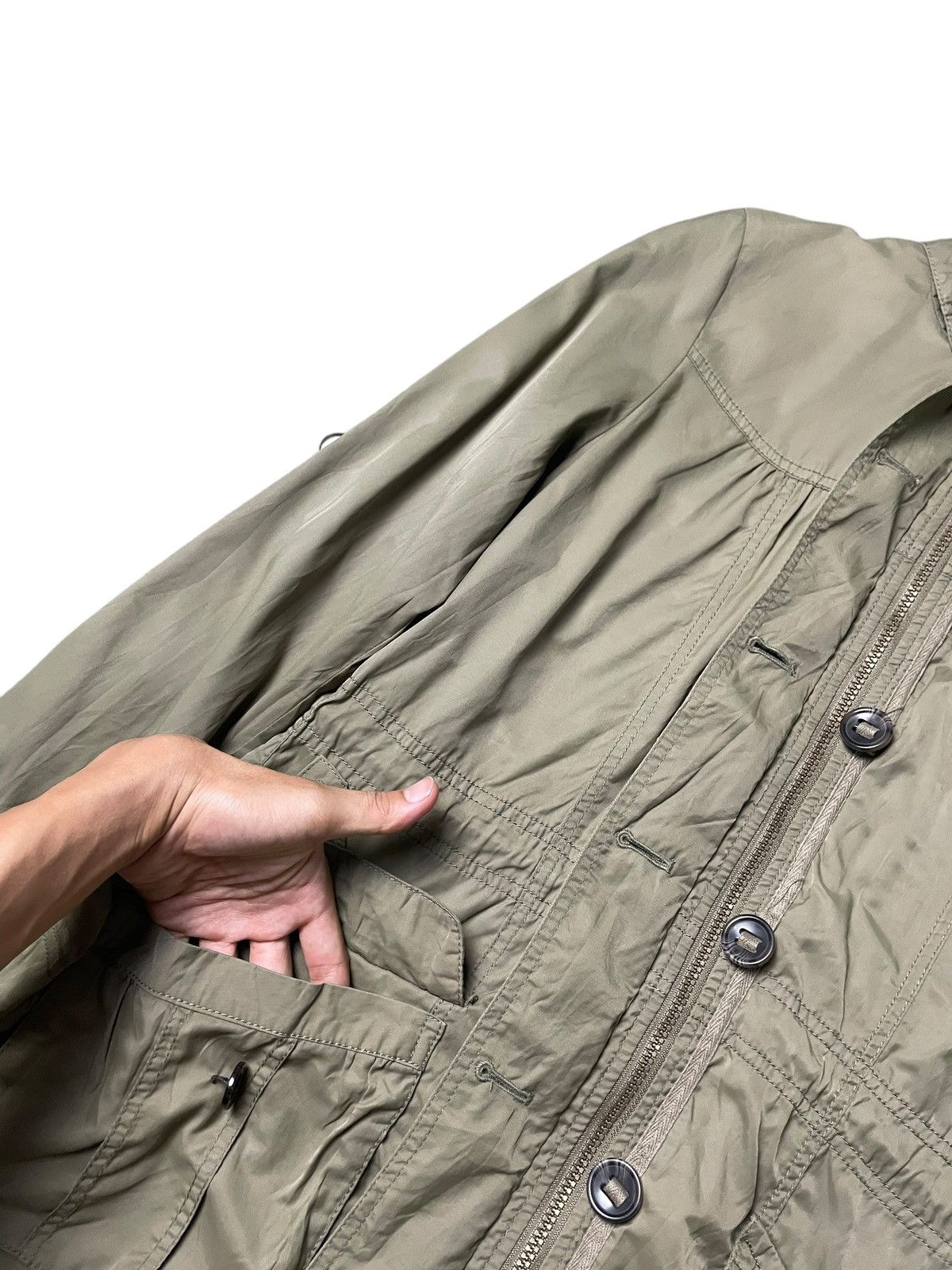 Japanese Brand × Vintage ALLER BIEN Brand Hooded Light Jacket (95) Size US XXS / EU 40 - 5 Thumbnail