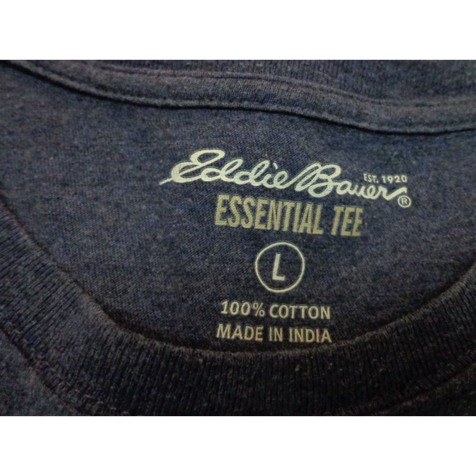 Eddie Bauer Eddie Bauer Essential Tee Shirt Heather Blue-Size Large Size US L / EU 52-54 / 3 - 2 Thumbnail