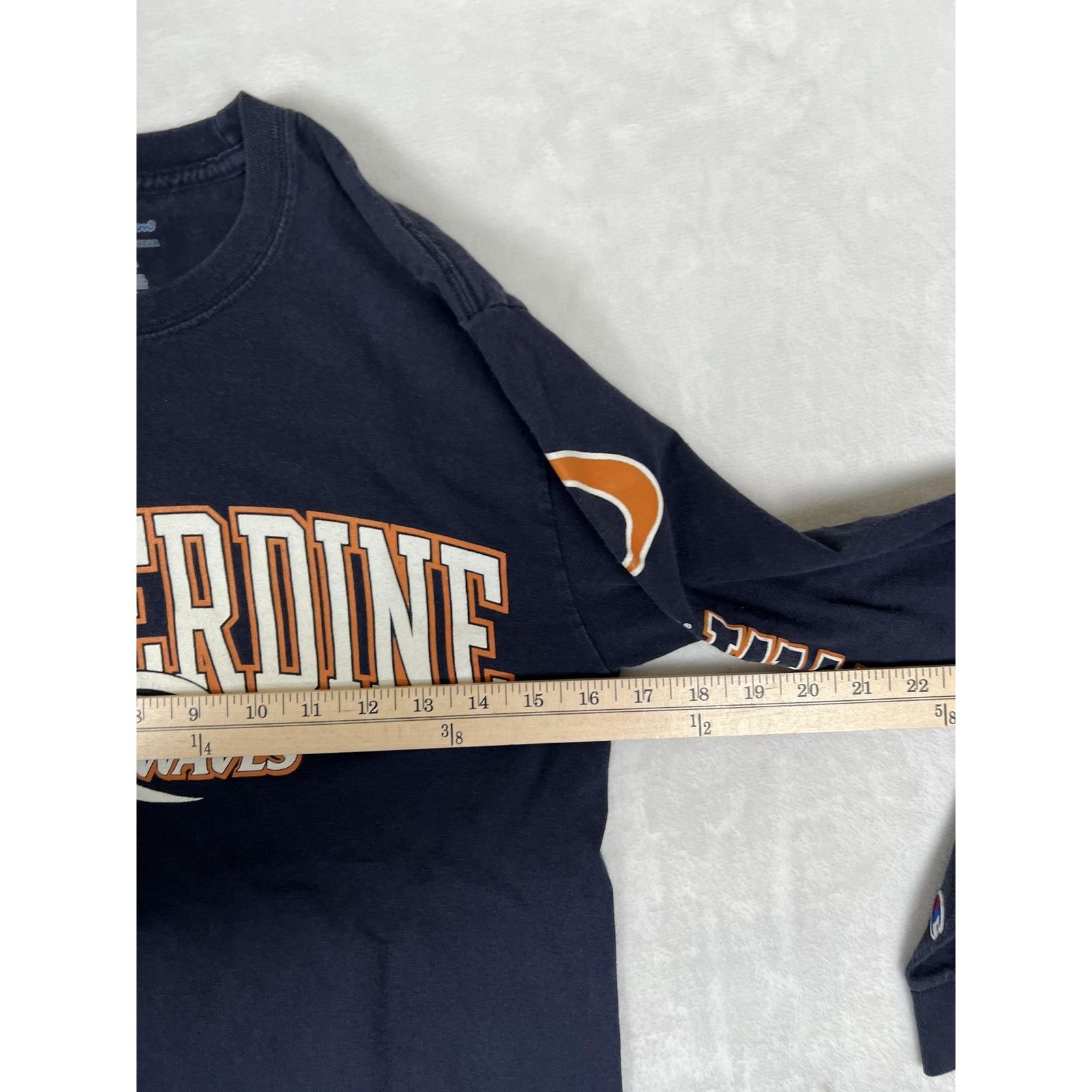Champion Vintage Pepperdine Waves Long Sleeve Shirt Size Small Navy B Size US S / EU 44-46 / 1 - 7 Thumbnail