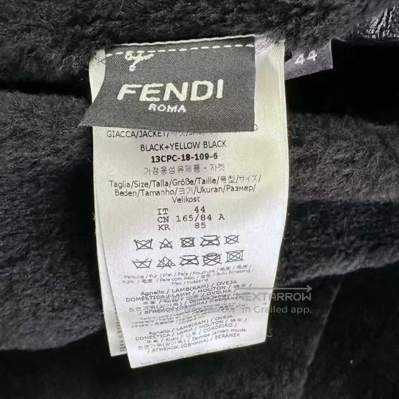 Fendi Fendi Black monster reversible, 100% lamb fur Size US S / EU 44-46 / 1 - 7 Thumbnail