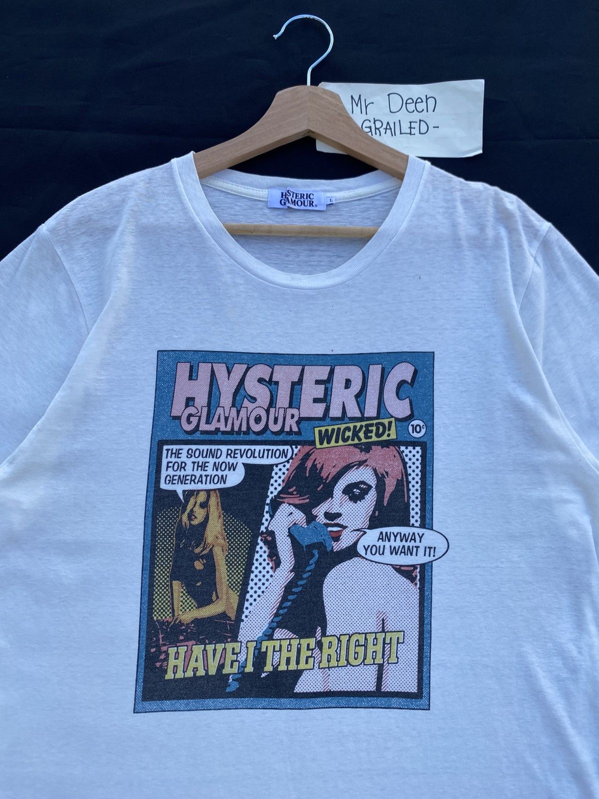 Hysteric Glamour Rare Vintage Hysteric Glamour Sexy Women Wicked Tshirt Size US M / EU 48-50 / 2 - 7 Thumbnail