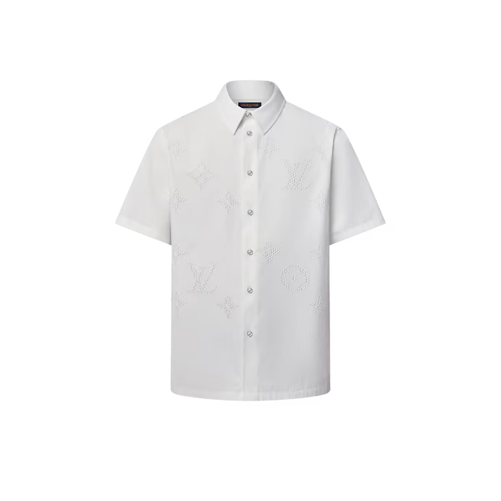 Louis Vuitton Monogram Printed Short-Sleeved Shirt Size US M / EU 48-50 / 2 - 1 Thumbnail