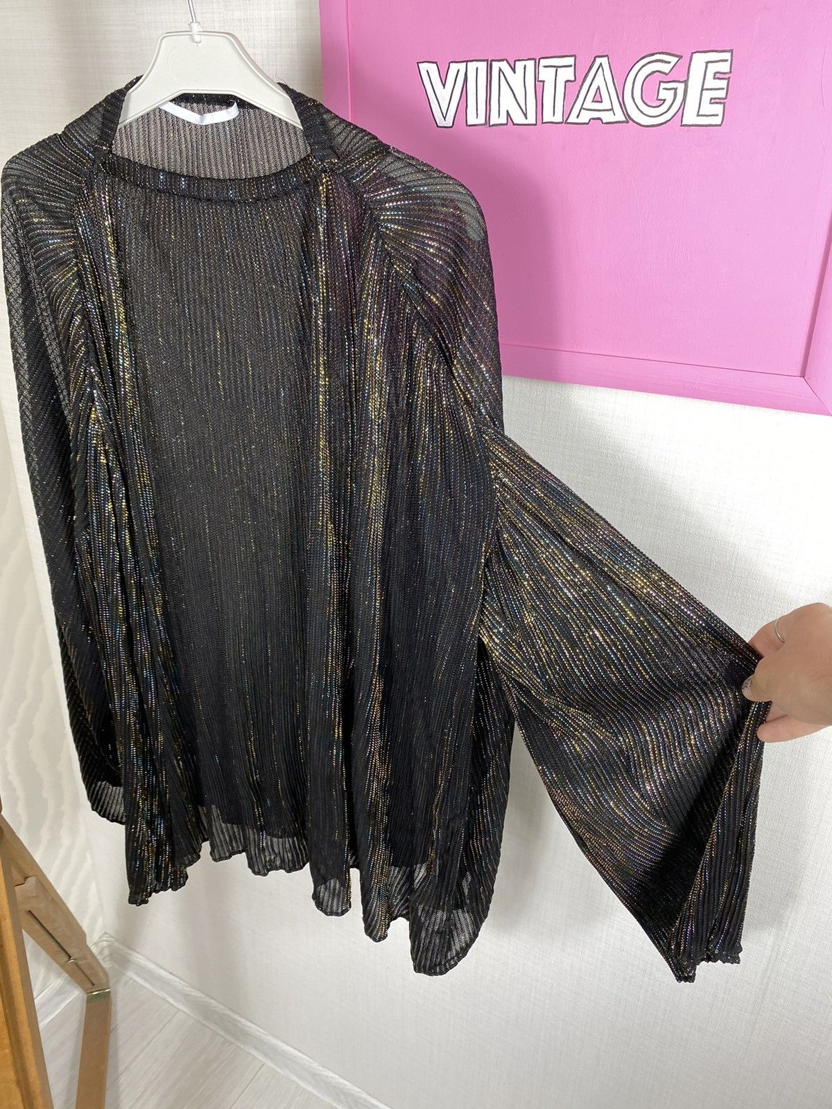 Rosetta Getty ROSETTA GETTY 18SS Pleated Glitter Blouse Size S / US 4 / IT 40 - 9 Thumbnail
