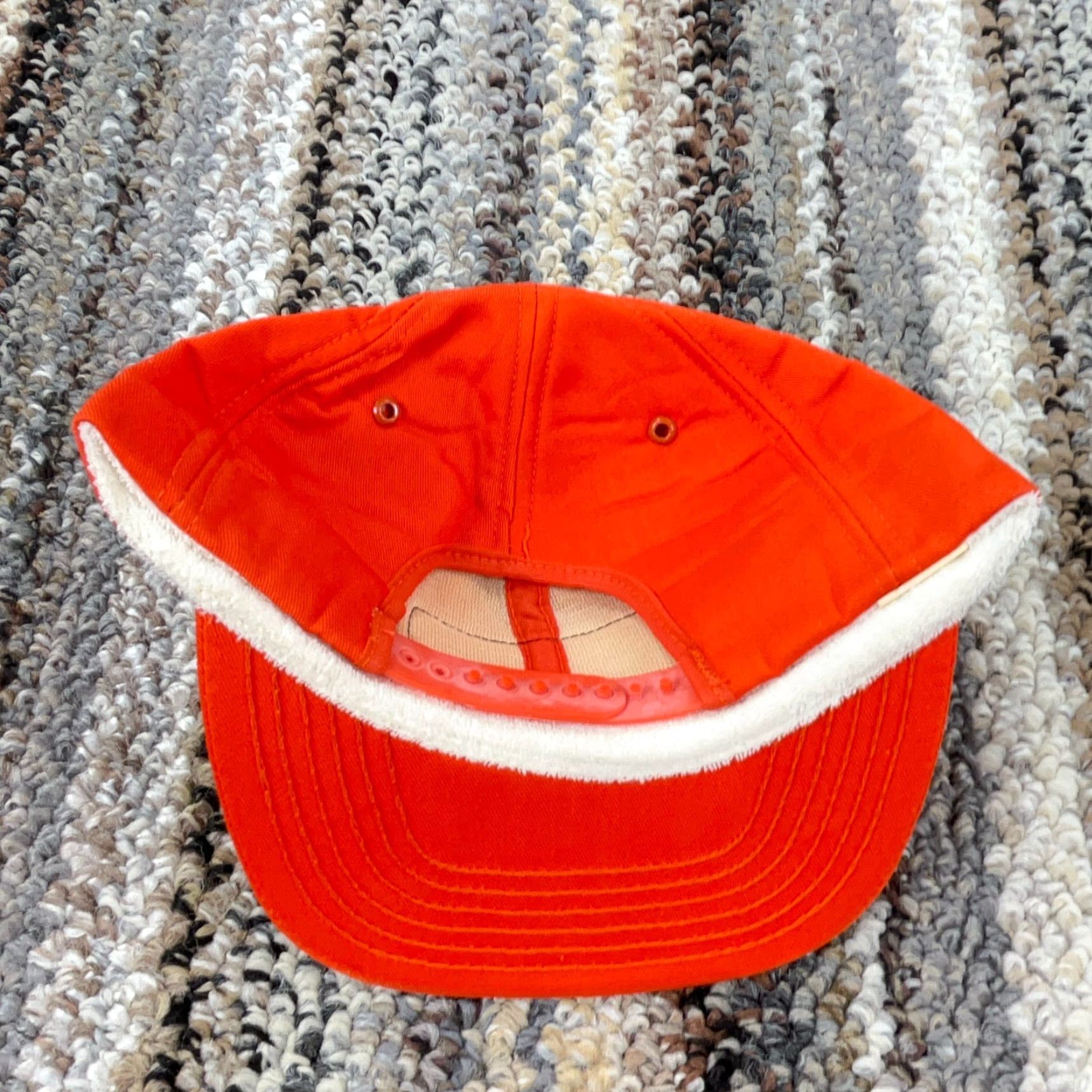 Vintage VINTAGE Trucker Hat Cap Snapback Orange Patch Racing 80s USA Blaze L Men Adjustable Twill Size 44L - 5 Thumbnail