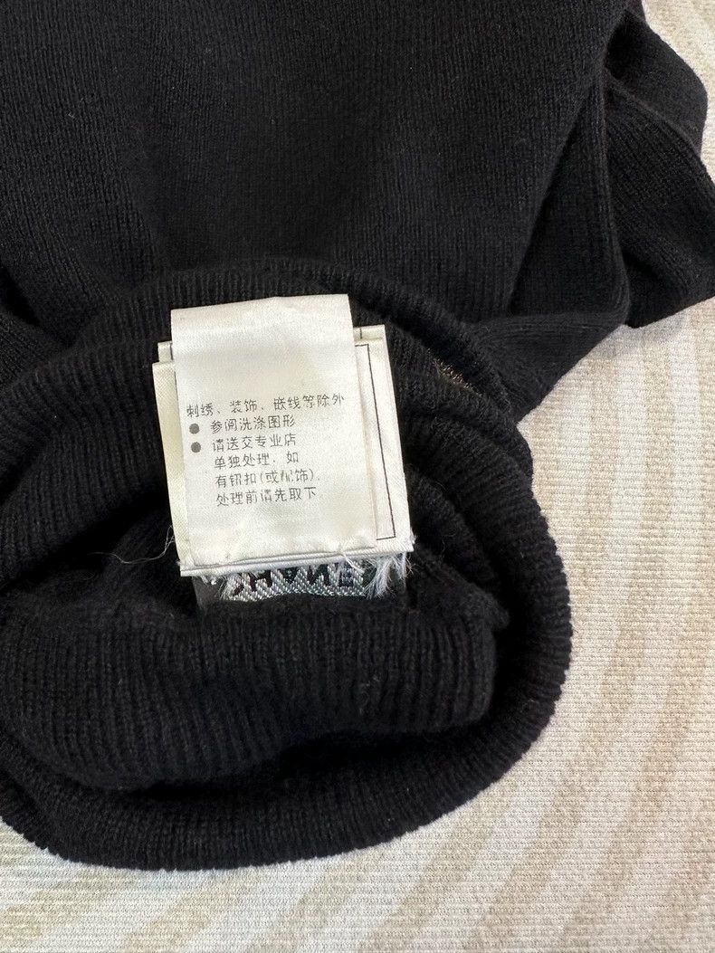 Other Chanel High-necked black-bordered cashmere sweater Size XS / US 0-2 / IT 36-38 - 7 Thumbnail