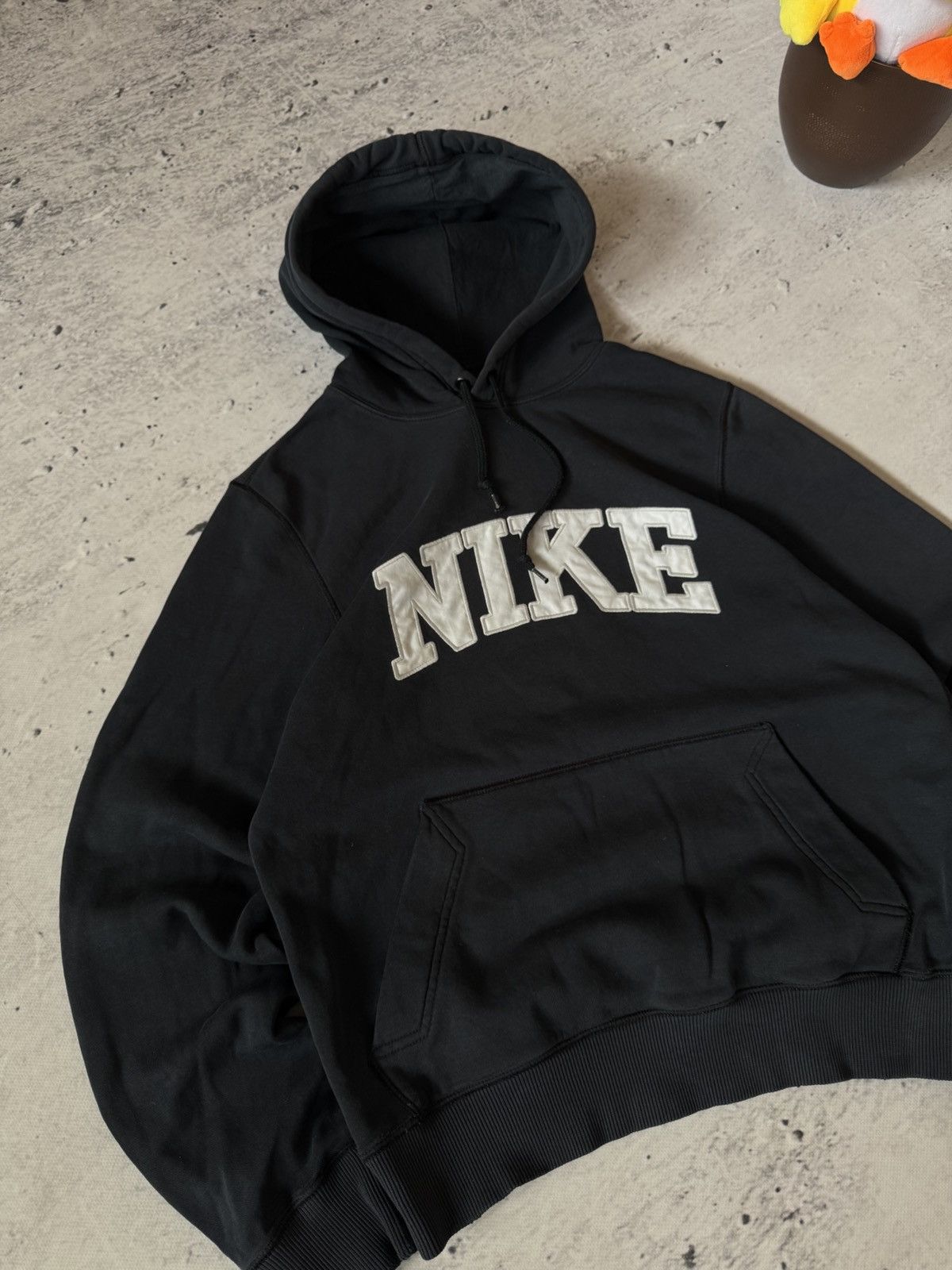 Nike × Vintage NIKE VINTAGE 00s y2k OVERSIZE BAGGY HOODIE CENTER LOGO Size US S / EU 44-46 / 1 - 2 Thumbnail