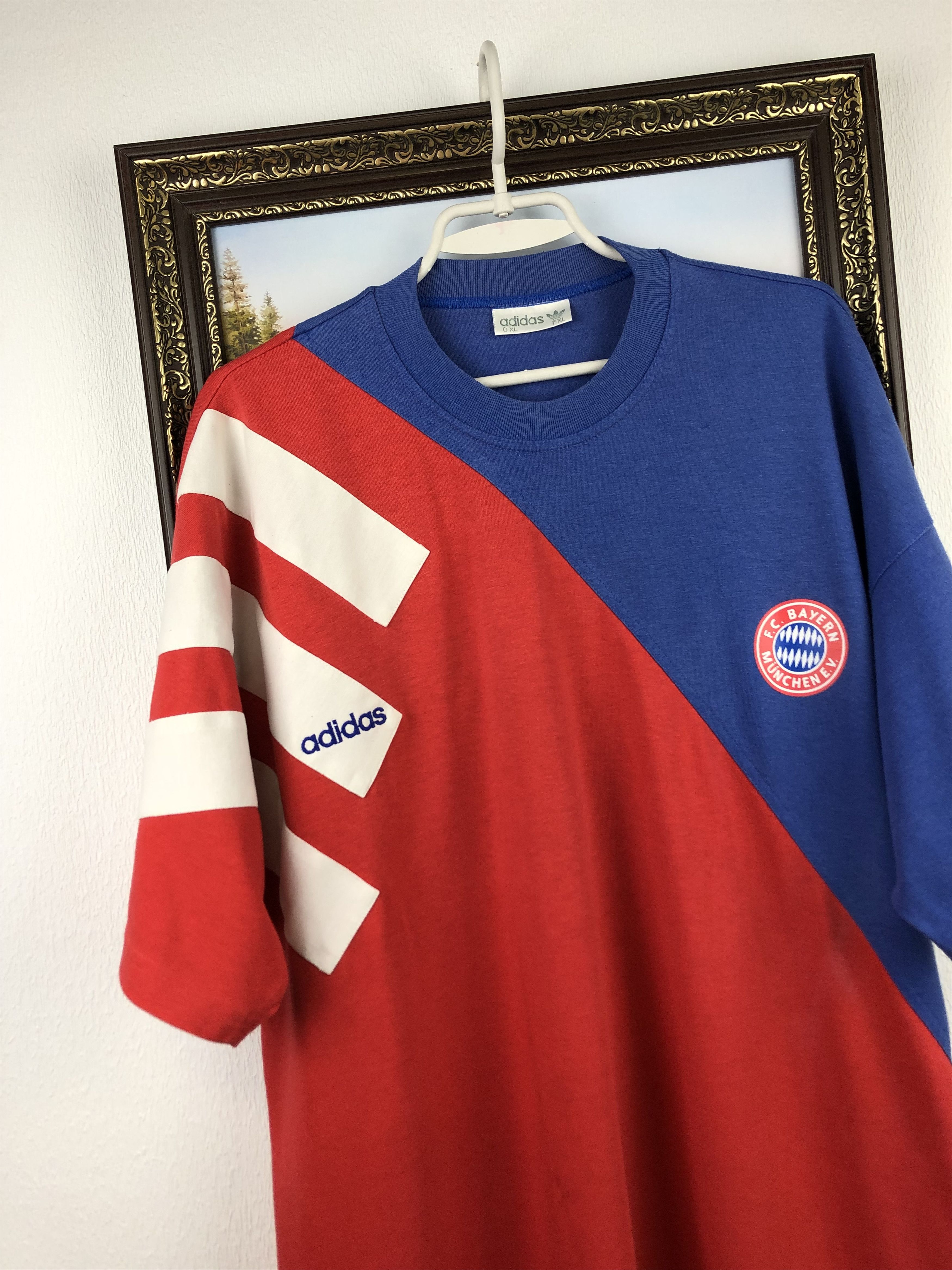 Adidas Vintage 90's Bayern Munich Football Shirt Soccer Jersey Size US XL / EU 56 / 4 - 3 Thumbnail
