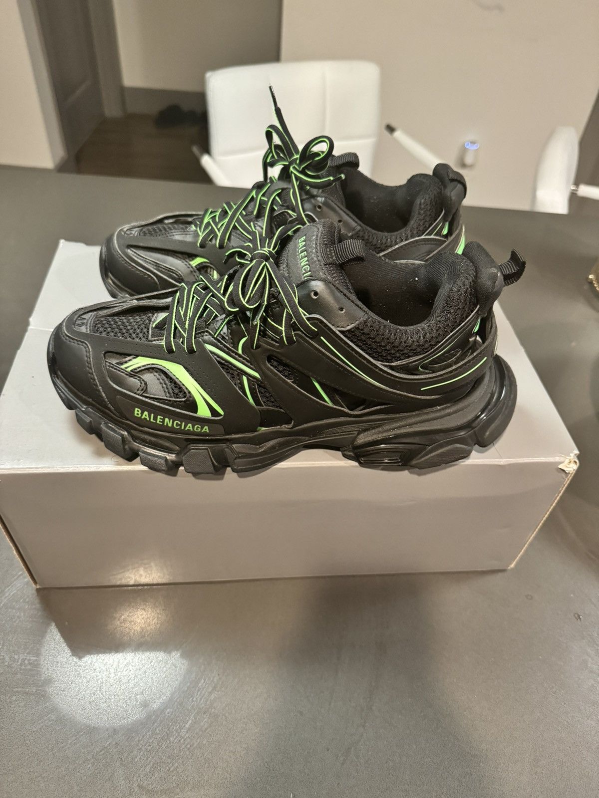Balenciaga Balenciaga Track Sneaker 1 ‘Black Green’ Size US 9 / EU 42 - 2 Thumbnail