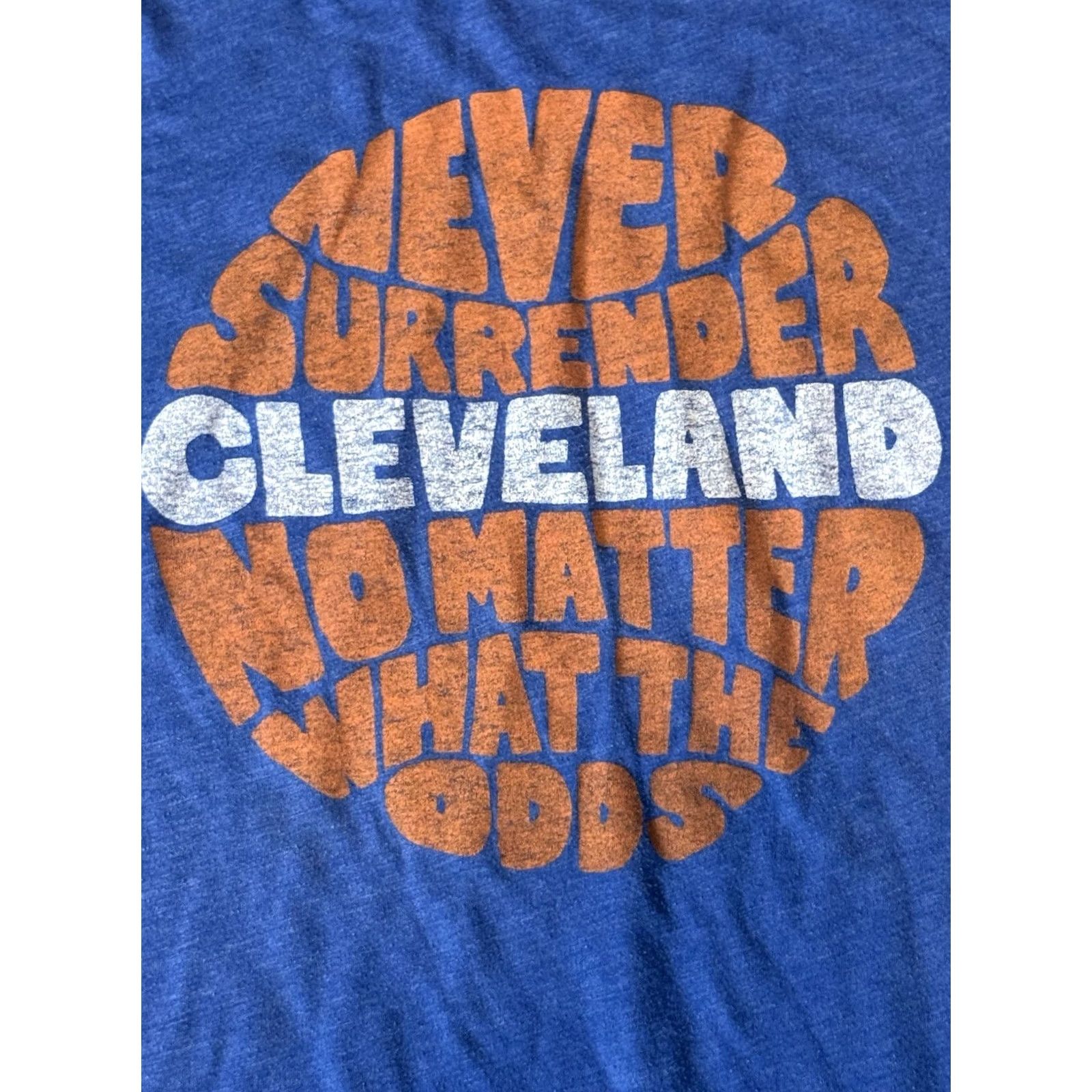 Vintage VINTAGE Homage Men's Cleveland Cavaliers Cavs T Shirt Single Stitch Mens Size L Blue Cotton Blend Crew Neck Short Sleeve Logo Graphic Print Sports Size US L / EU 52-54 / 3 - 3 Thumbnail