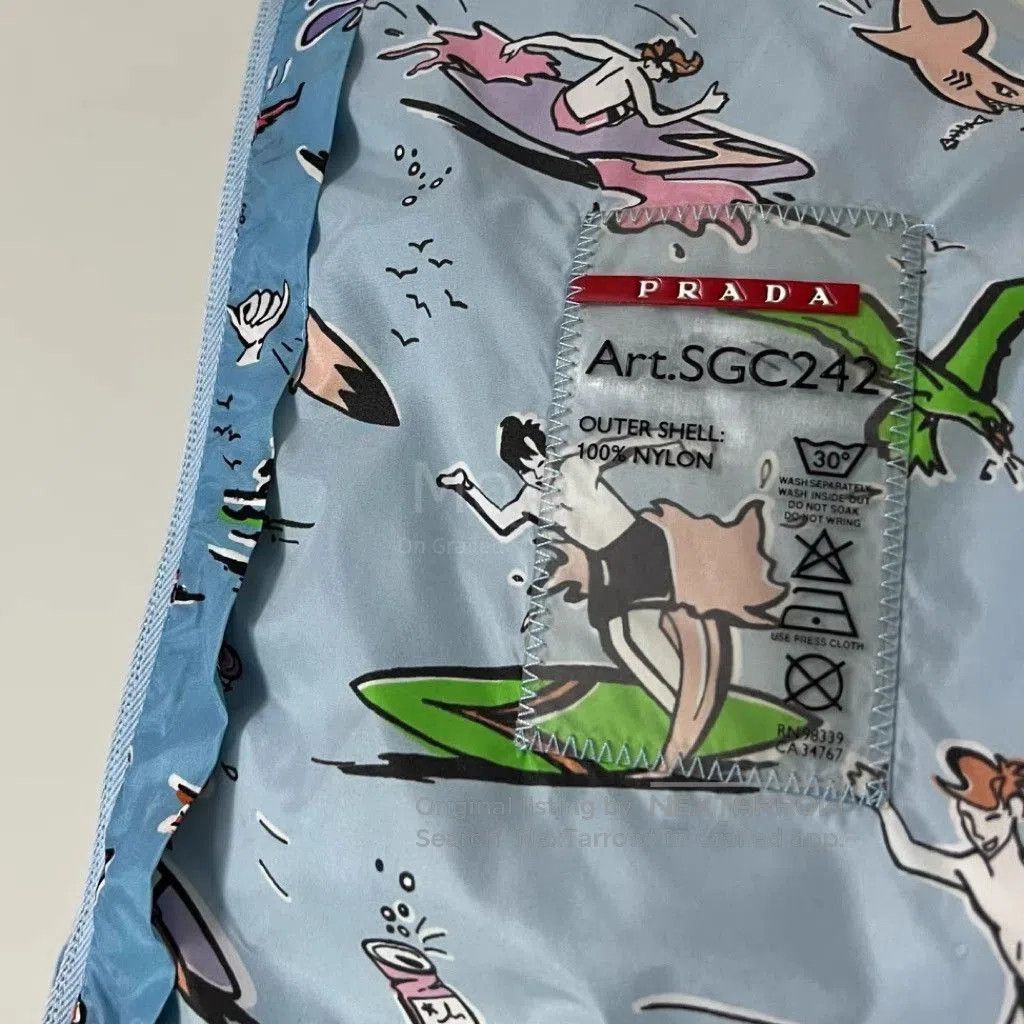 Prada Sz XXL Prada Blue Painting Sports Jacket. Size US XXL / EU 58 / 5 - 5 Thumbnail