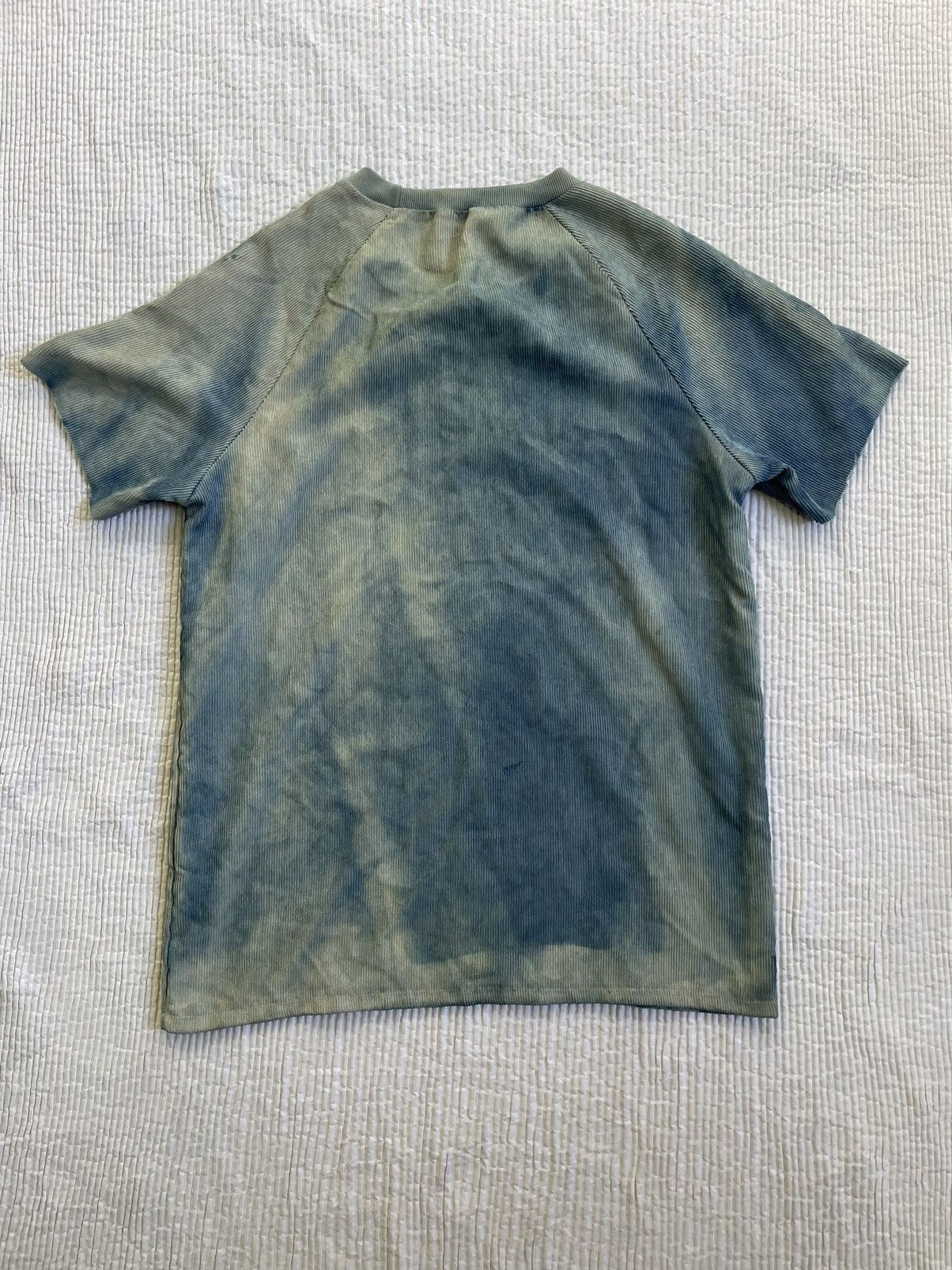 Other Indigo Schloppy Dyed Sun Faded Corduroy Cotton TShirt Size US M / EU 48-50 / 2 - 9 Thumbnail