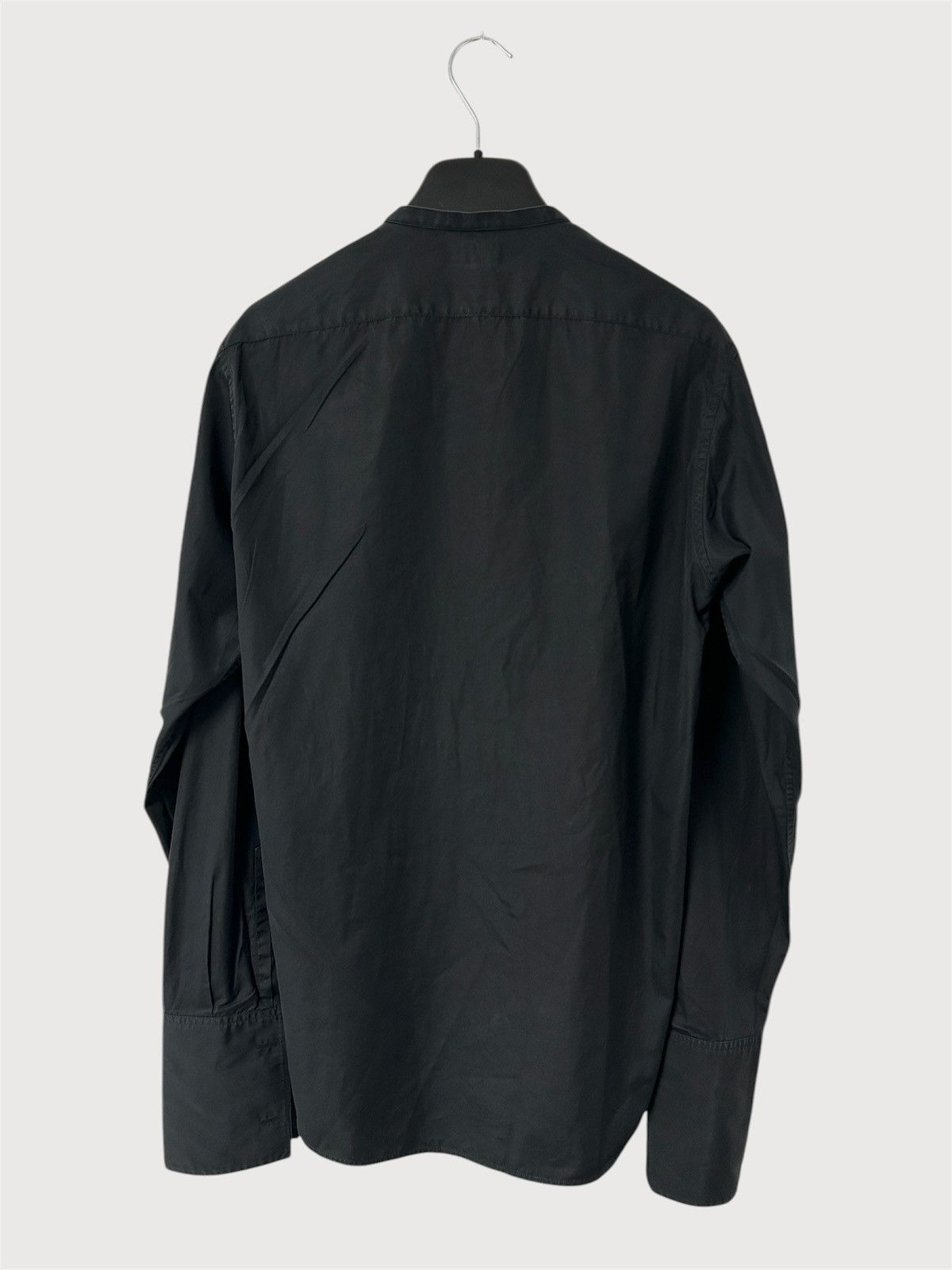 Saint Laurent Paris SS2013 Pleated Bib Band Collar Shirt Size US M / EU 48-50 / 2 - 2 Thumbnail