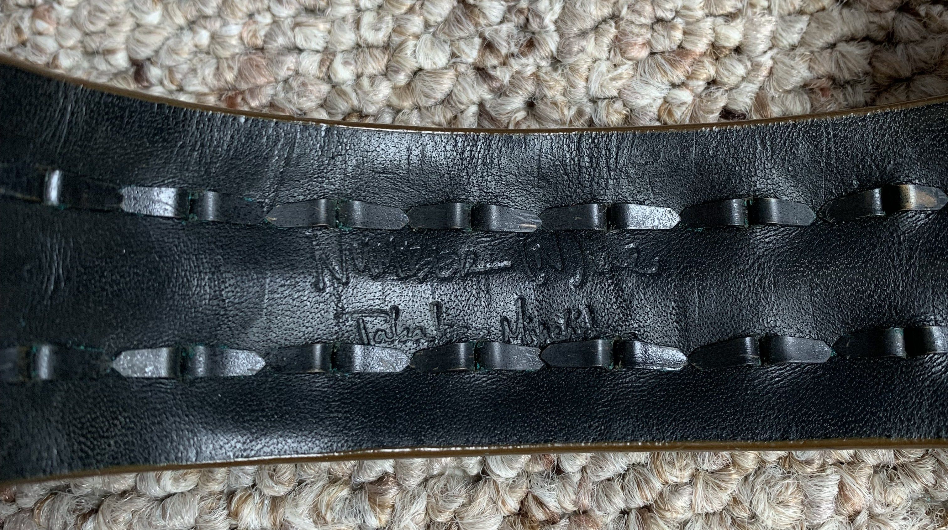 Number (N)ine FW04 Number (N)ine Studded Leather Bracelet Size ONE SIZE - 9 Thumbnail