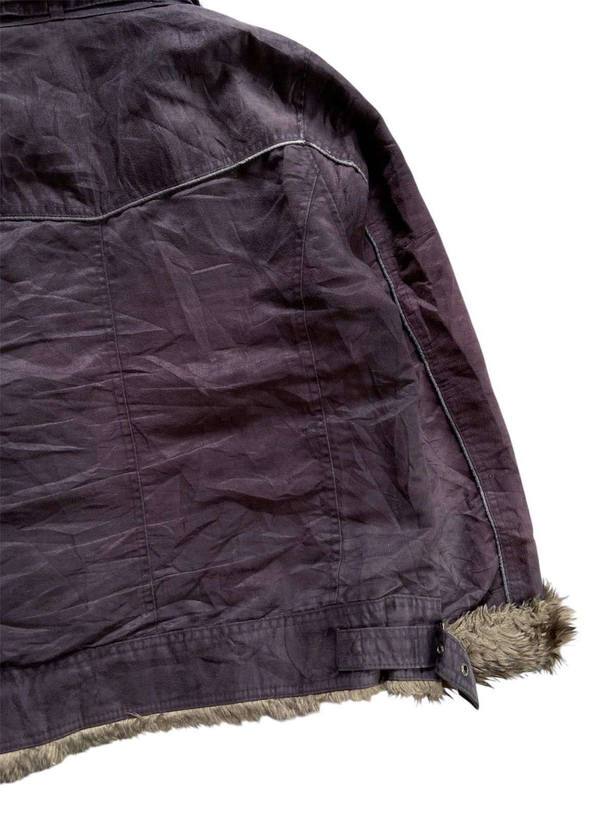 Japanese Brand JAPANESE BAREBACK FAUX FUR BLACK WASHED JACKET Size US M / EU 48-50 / 2 - 19 Thumbnail