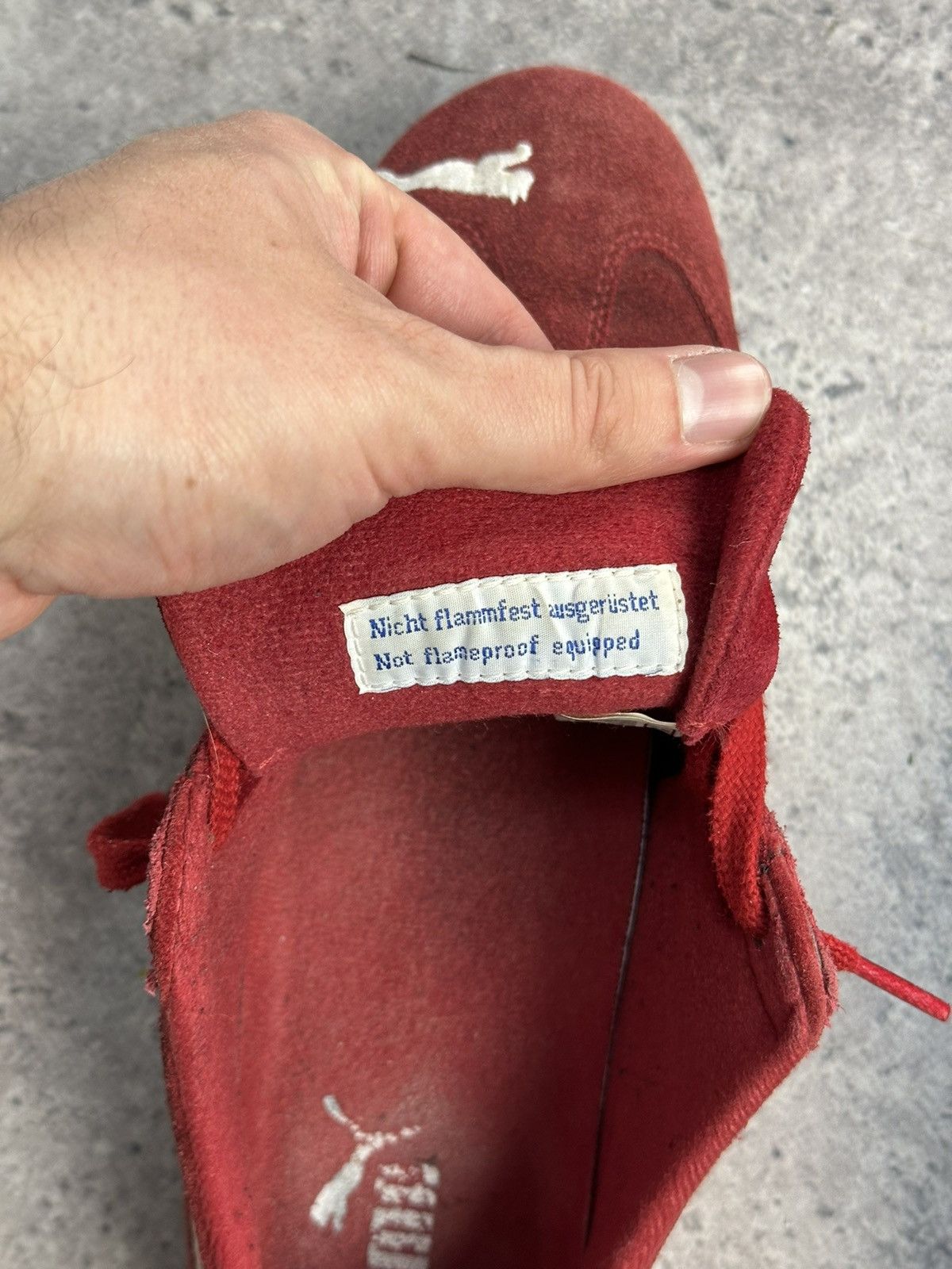 Puma Archival 🔥 Puma Speedcat Vintage Leather Suede Shoes Red Y2K Size US 10 / EU 43 - 8 Thumbnail