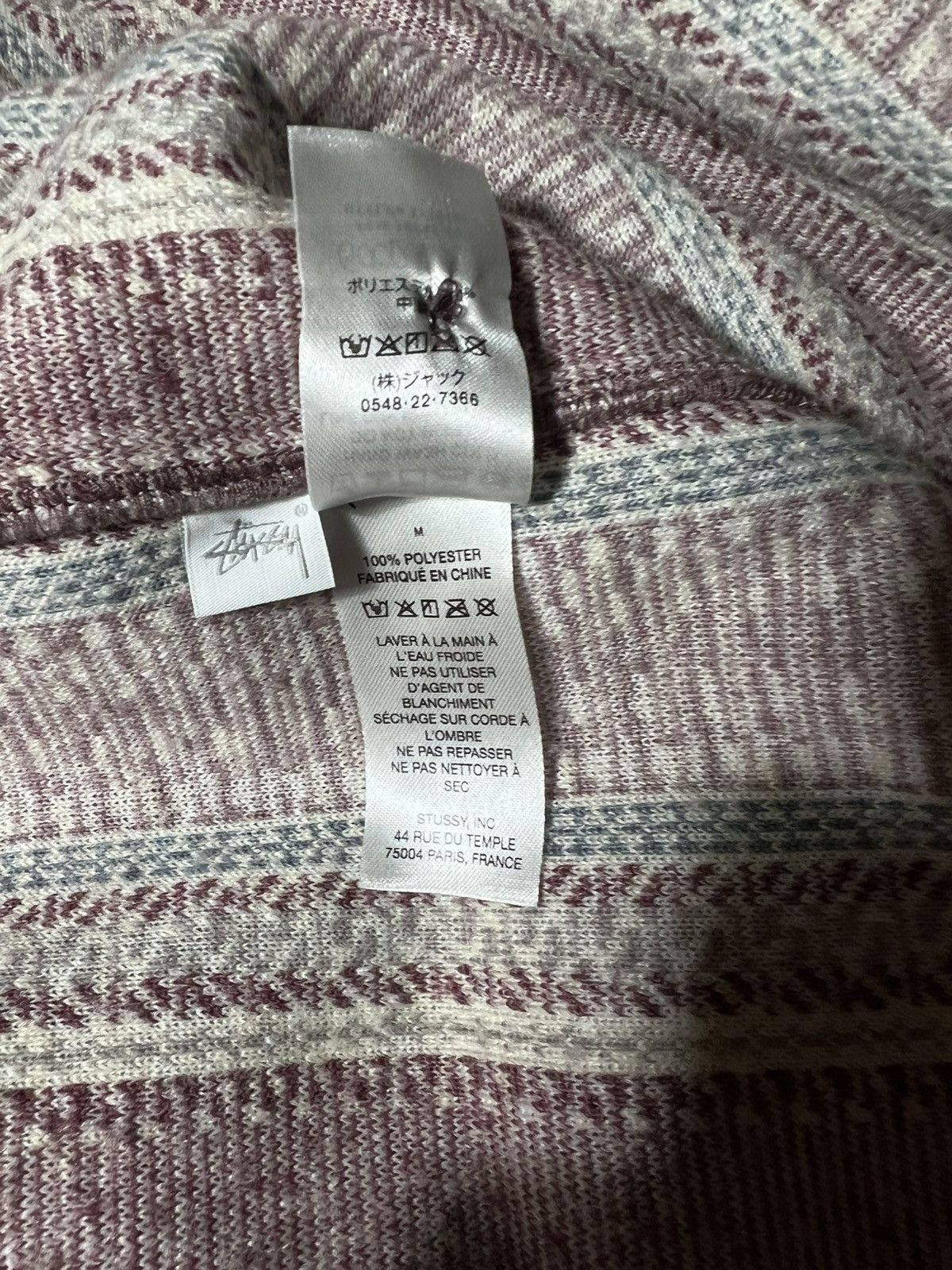 Stussy Stussy Striped Sherpa Shirt Size US M / EU 48-50 / 2 - 7 Thumbnail