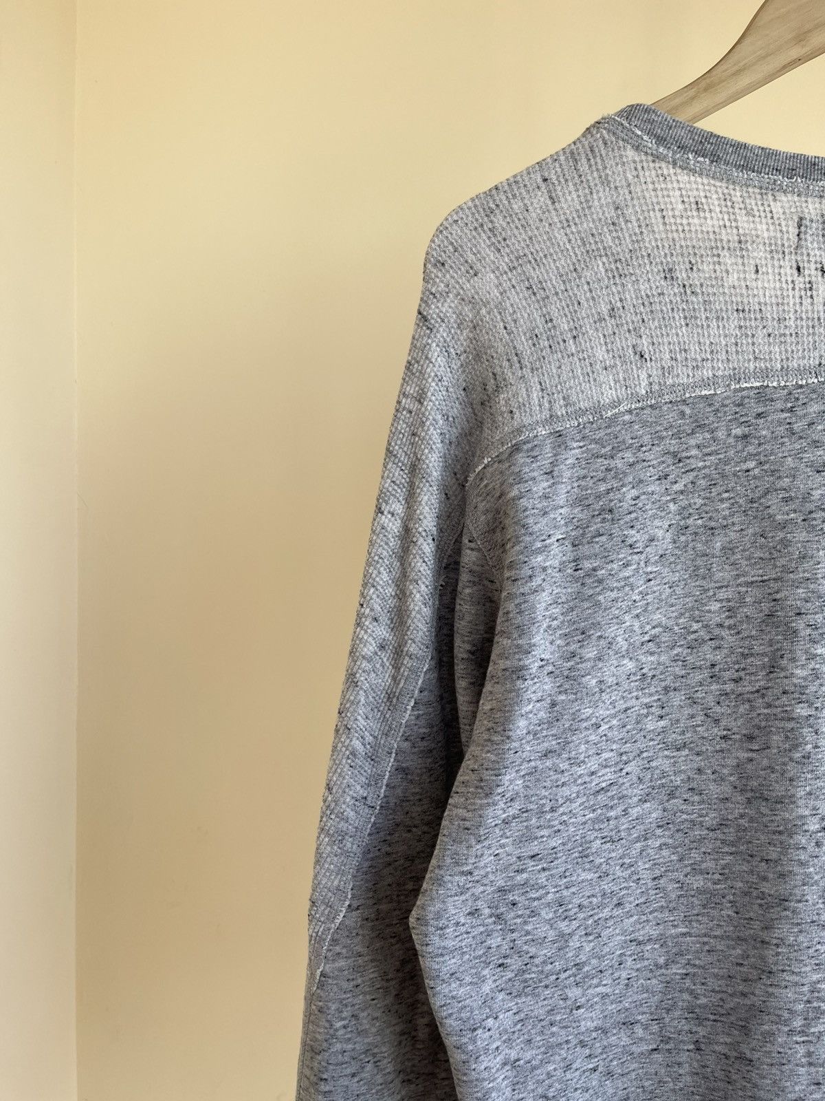 Diesel Diesel S Gladys Regular Fit Waffle Knit Shoulder Sweatshirt Size US L / EU 52-54 / 3 - 10 Thumbnail