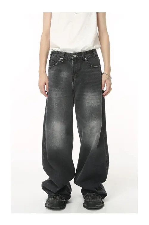 Japanese Brand × Jean Pants Vintage wide-leg loose washed jeans Size US 32 / EU 48 - 2 Thumbnail