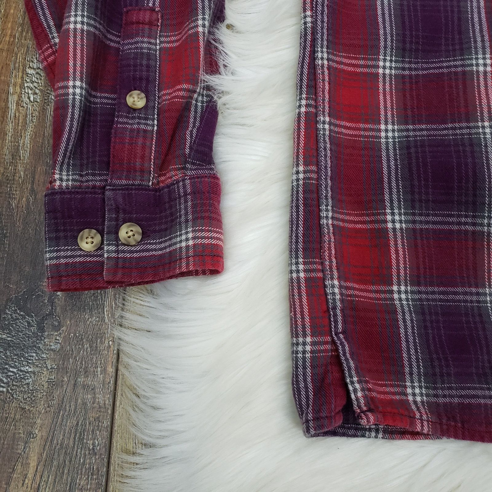 Duluth Trading Company Duluth Trading Free Swinging Flannel Shirt Plaid Long Sleeve Size S / US 4 / IT 40 - 8 Thumbnail