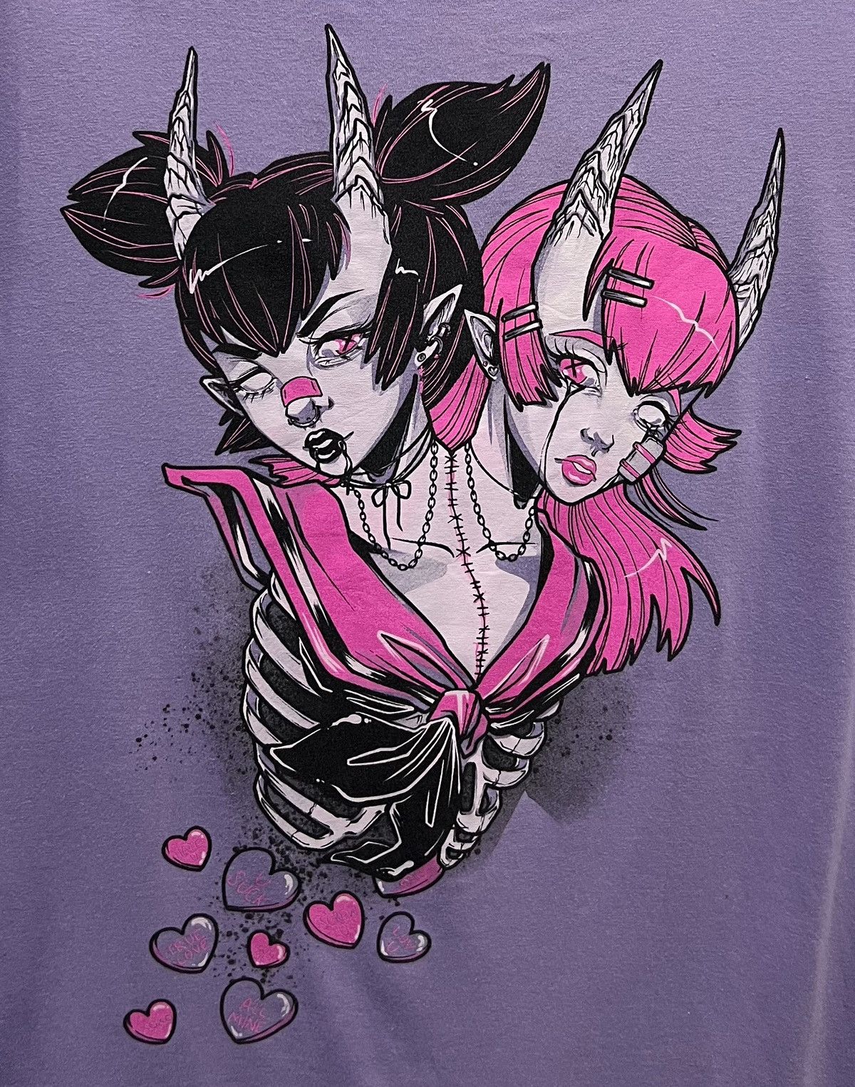 Anime × Vintage VINTAGE PINKU KULT TWO-HEADED DEKON GIRL SHIRT Size US M / EU 48-50 / 2 - 3 Thumbnail