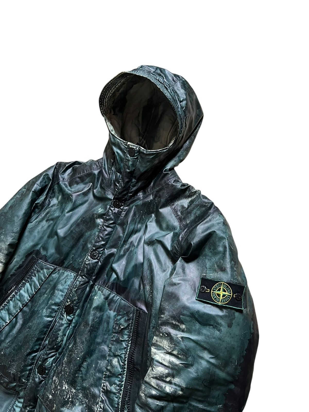 Massimo Osti × Stone Island Stone Island 30 Anni Hand-Dyed Custom Jacket – One of One Size US L / EU 52-54 / 3 - 3 Thumbnail