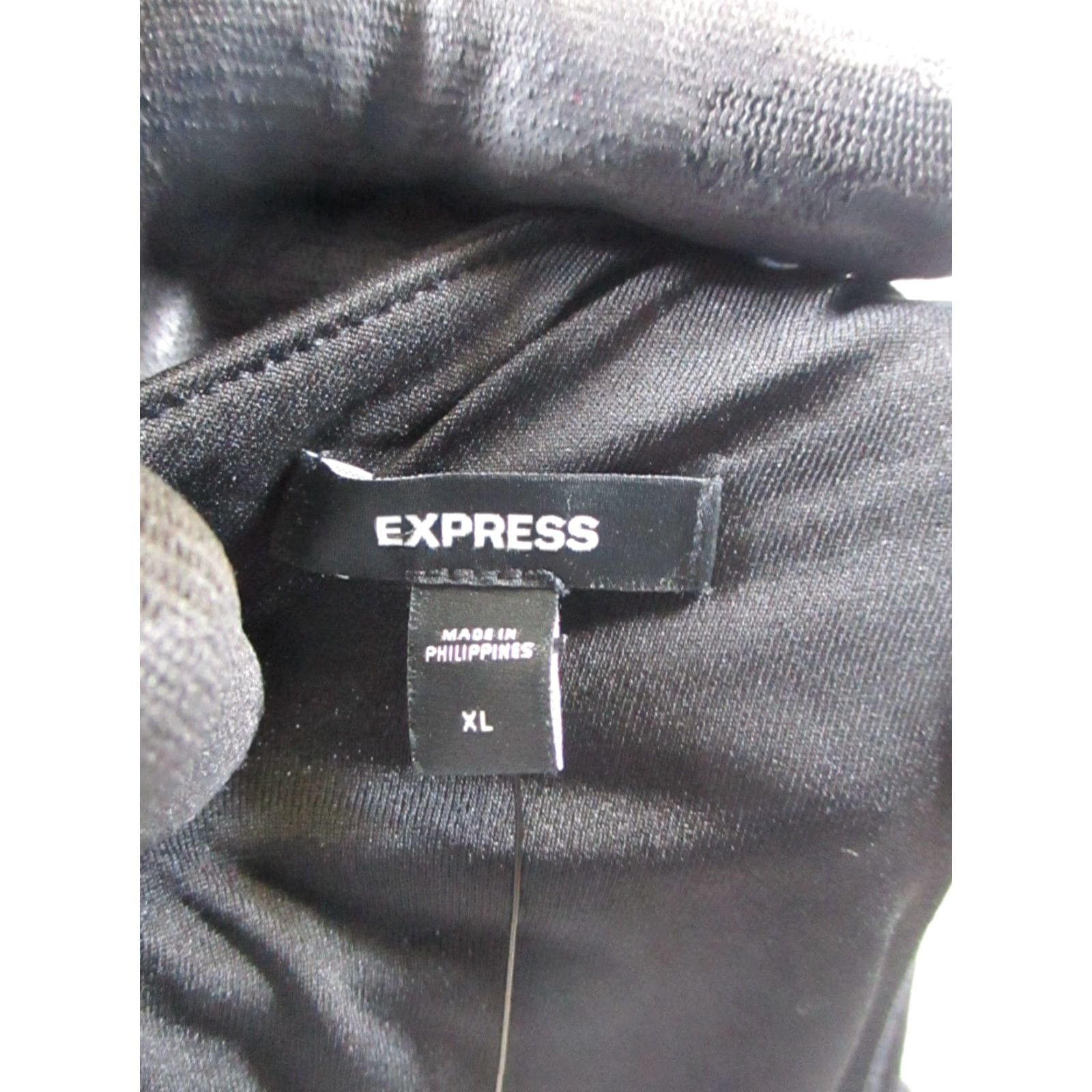 Express VINTAGE Express Women's Tank Top Sleeveless One Shoulder Black XL Casual Spring Summer Women Size XL / US 12-14 / IT 48-50 - 3 Thumbnail