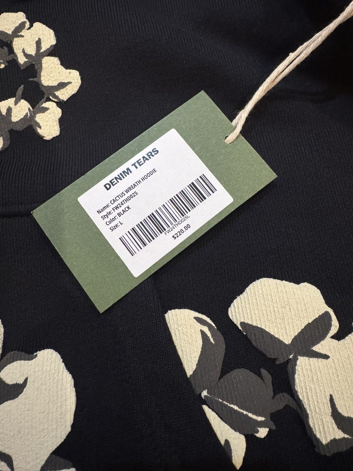 Cactus Plant Flea Market × DENIM TEARS Denim Tears x CPFM Cactus Tears Wreath Hoodie - Size Large Size US L / EU 52-54 / 3 - 9 Thumbnail