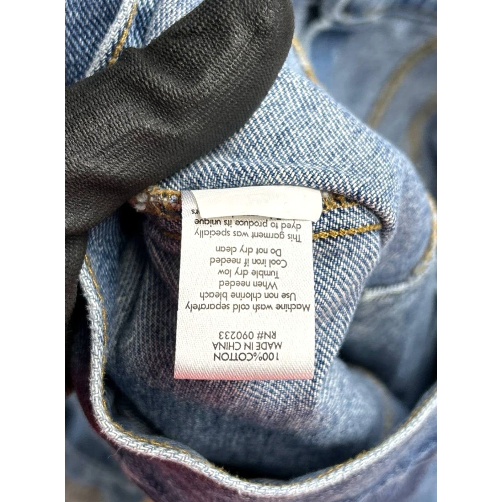 Pacsun Pacsun Jacket Womens Medium Blue Cotton Denim Cropped Bomber Size M / US 6-8 / IT 42-44 - 4 Thumbnail