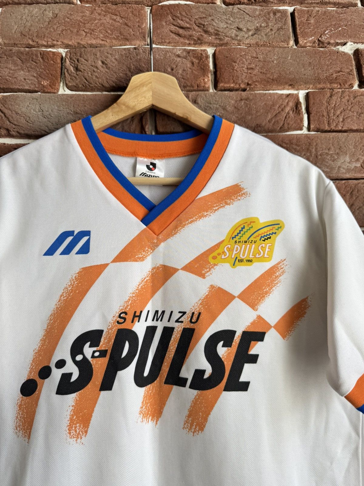 Mizuno Shimizu S Pulse 1993 Japan League Jersey Training Mizuno 90s Size US L / EU 52-54 / 3 - 3 Thumbnail