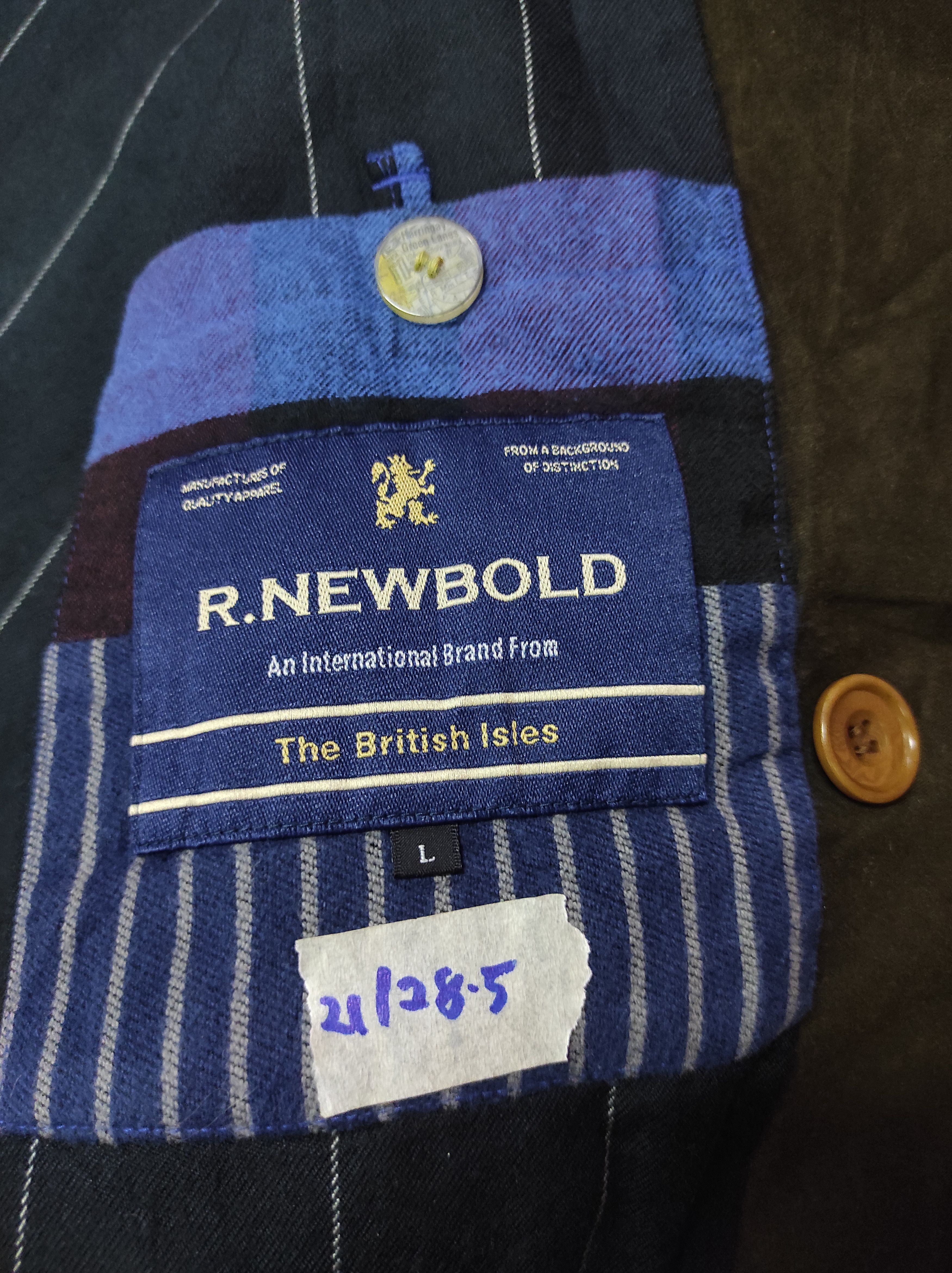 R.Newbold R NEWBOLD BLAZER JACKET Size 42R - 6 Thumbnail