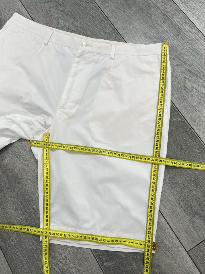 Dolce & Gabbana Dolce & Gabbana Men's Shorts White-Ivory Solid Size 56 Size US 40 / EU 56 - 16 Thumbnail
