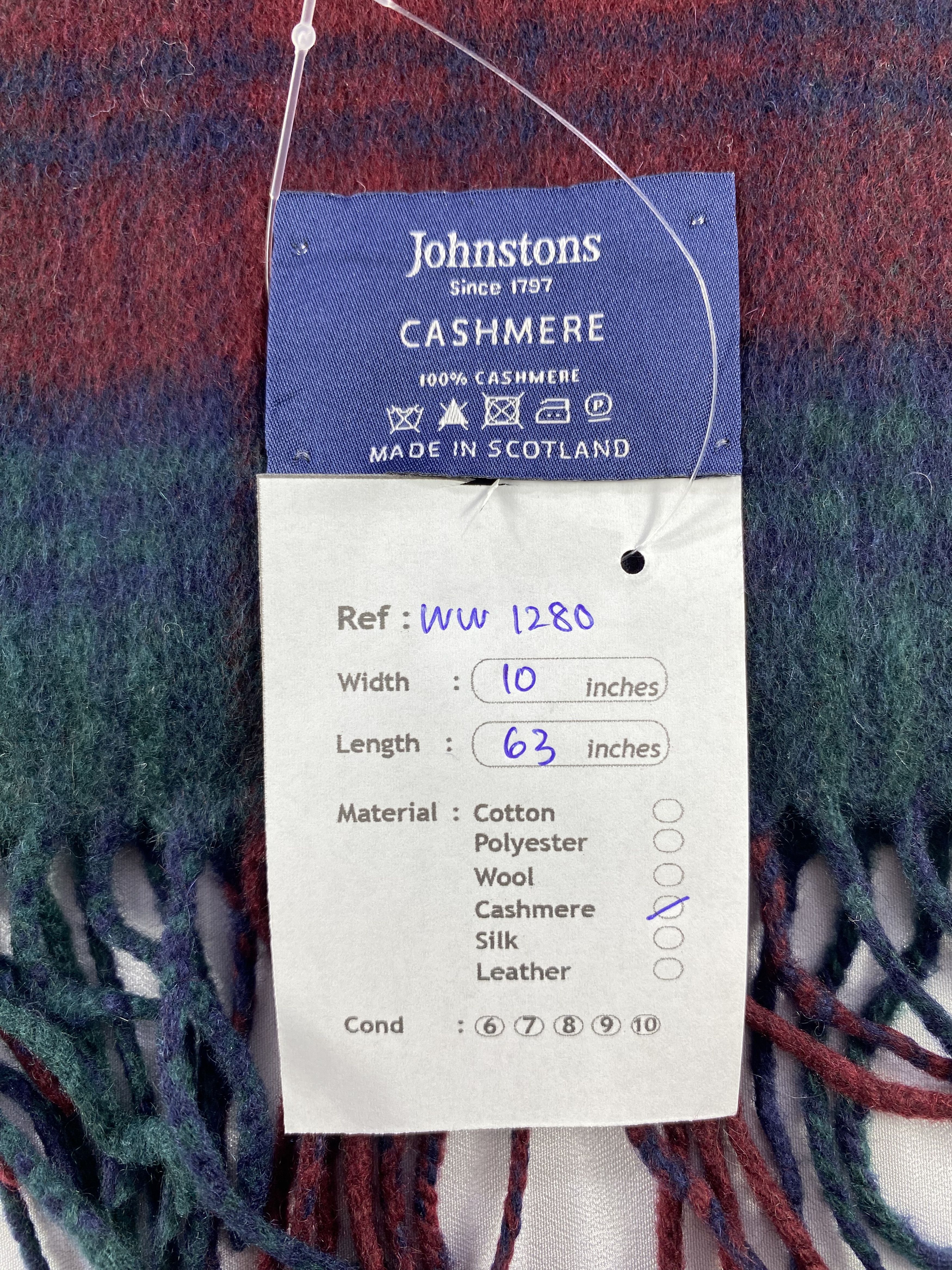Johnstons Of Elgin × Vintage Johnstons Of Elgin Scarf / Muffler / Neckwear Size ONE SIZE - 5 Thumbnail