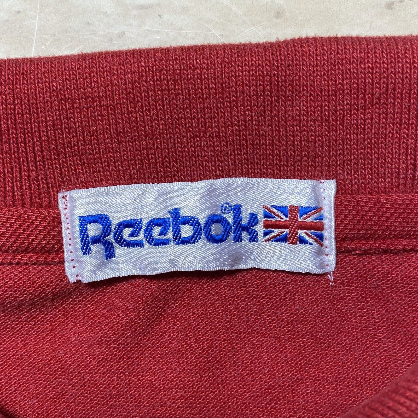 Reebok Vintage Reebok Medium Red Union Jack Flag Logo Polo Shirt Size US M / EU 48-50 / 2 - 8 Thumbnail