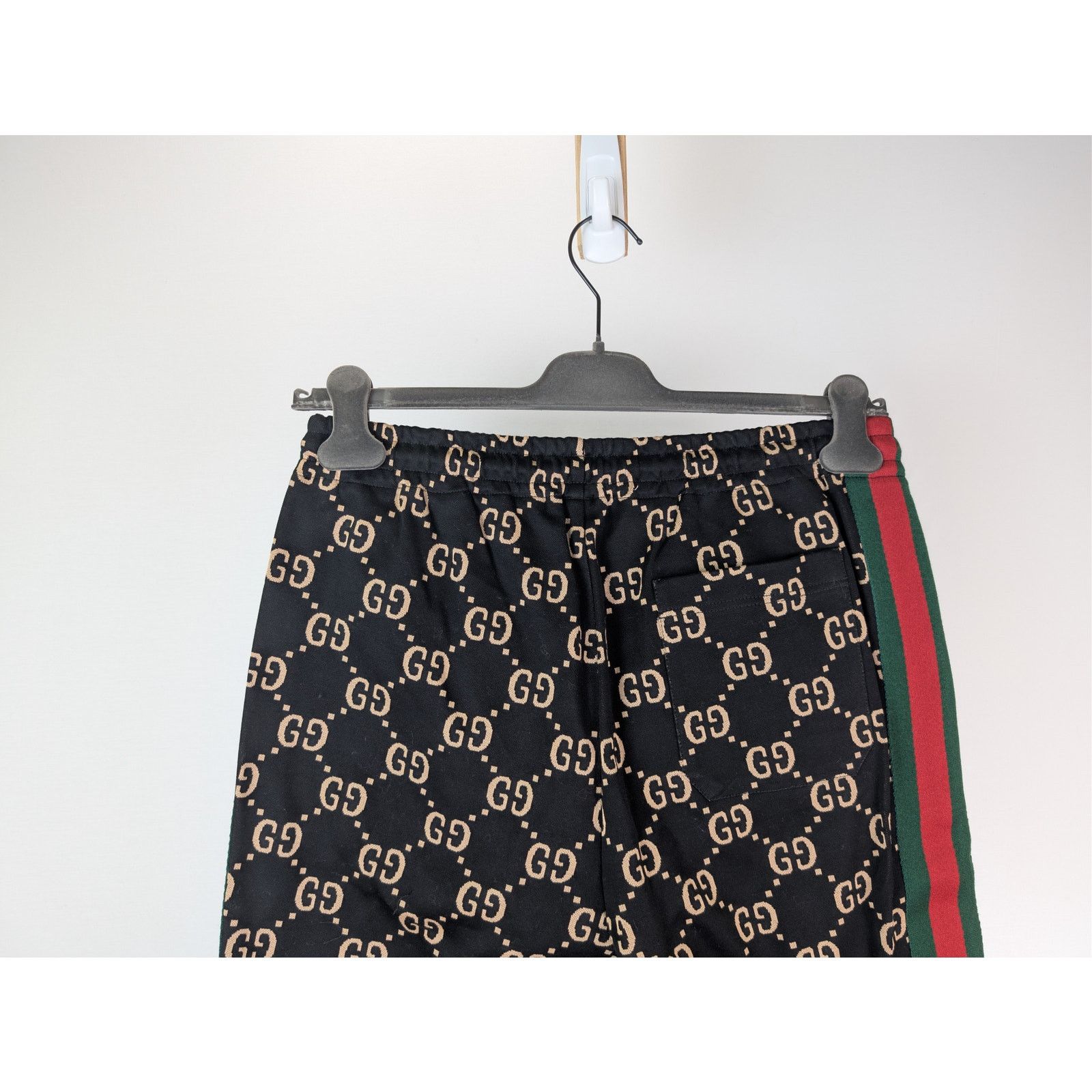 Gucci o1rshd1 Q:2 / Double G Jersey Jogging Pant in Black/Camel Size US 36 / EU 52 - 9 Thumbnail