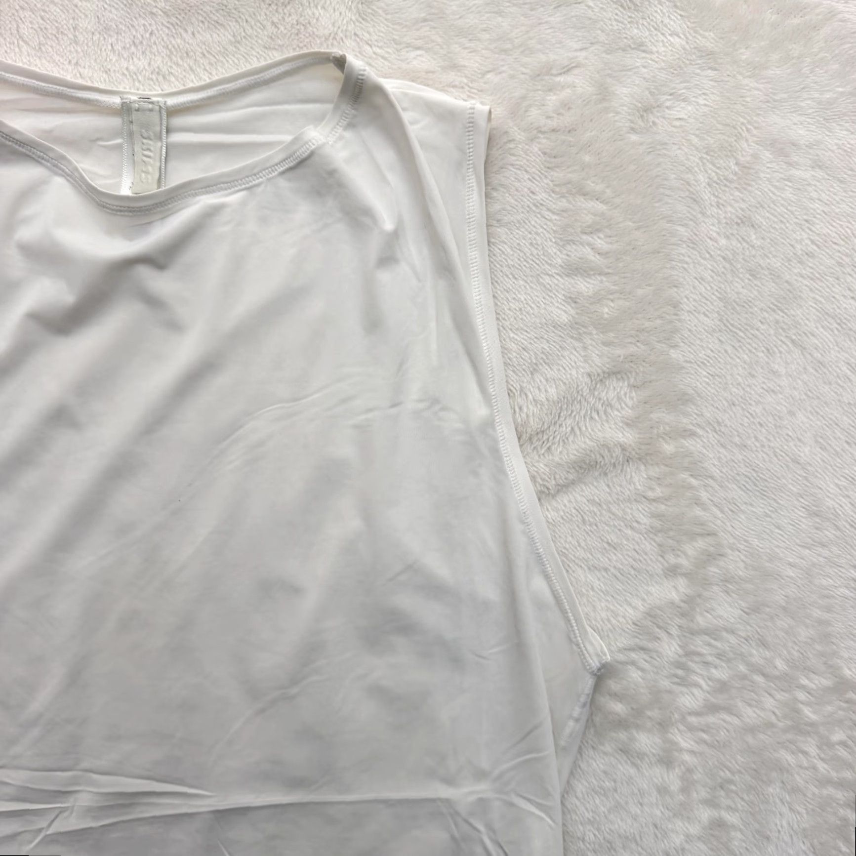 SKIMS Skims Bodysuit One Piece Womens Large White Sleeveless Thong Stretch Shapewear Size L / US 10 / IT 46 - 3 Thumbnail