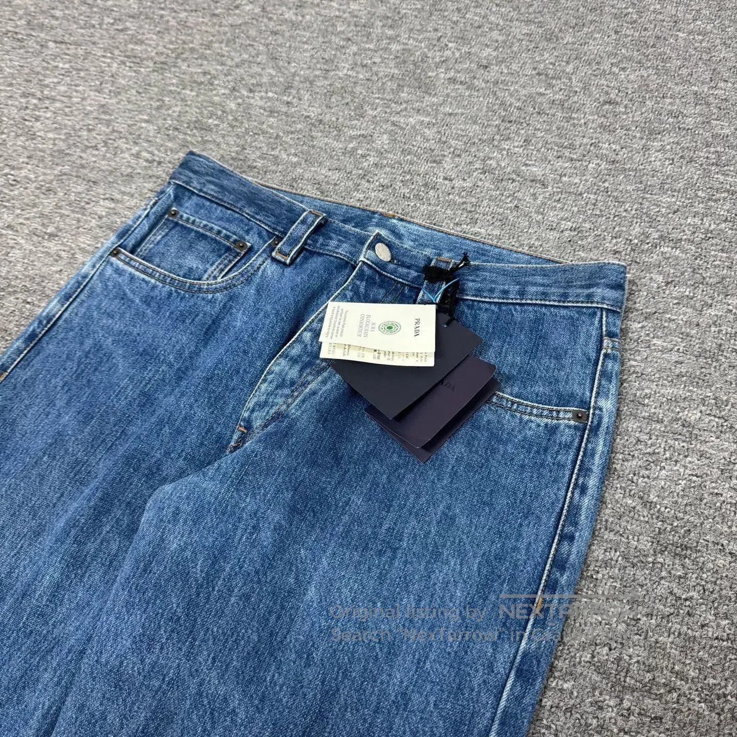 Prada Prada Triangle Logo Straight Jeans. Size US 30 / EU 46 - 3 Thumbnail