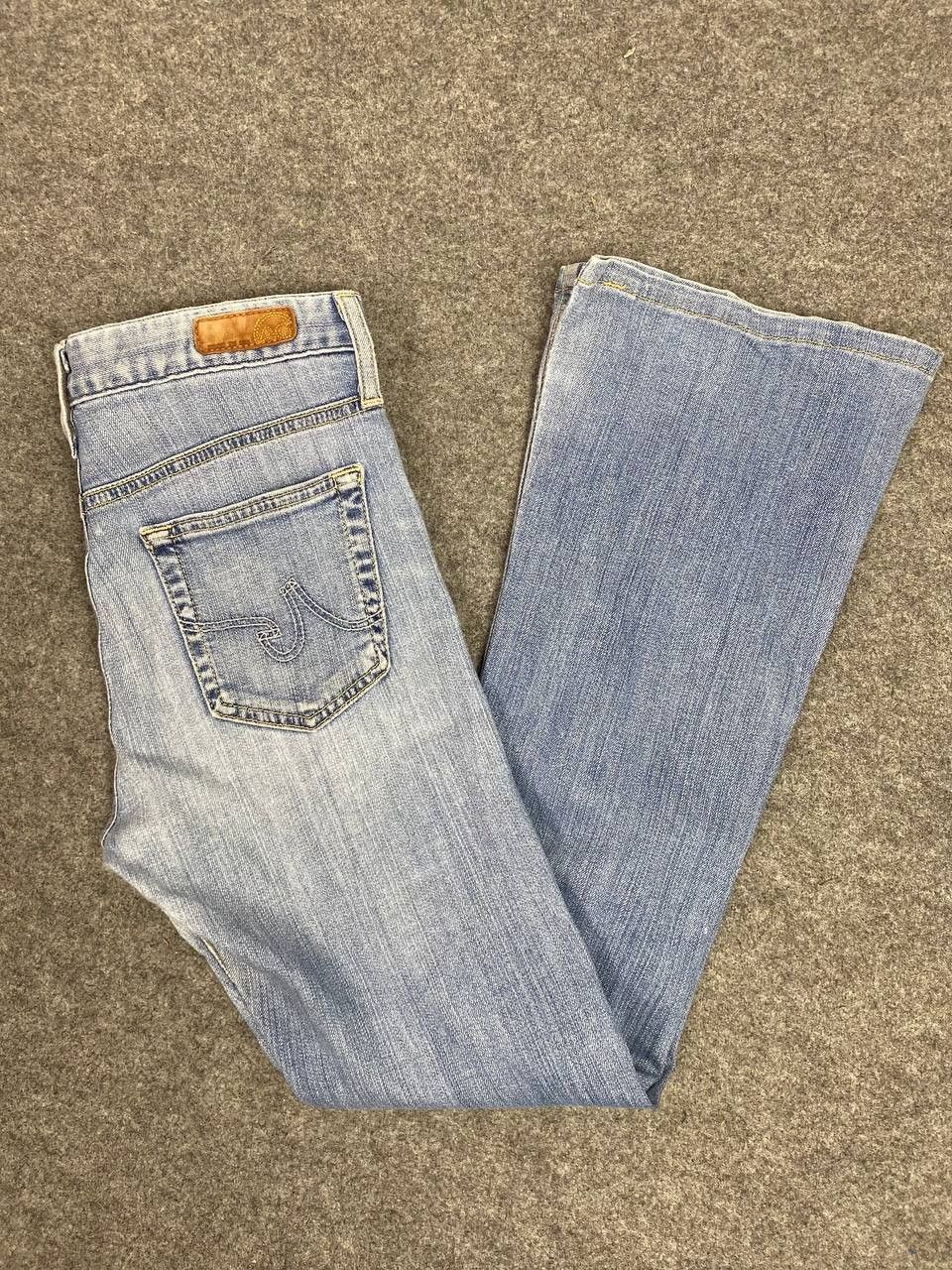 AG Adriano Goldschmied adriano goldschmeid the farrah 70s bell bottom denim Size 30" / US 8 / IT 44 - 2 Thumbnail