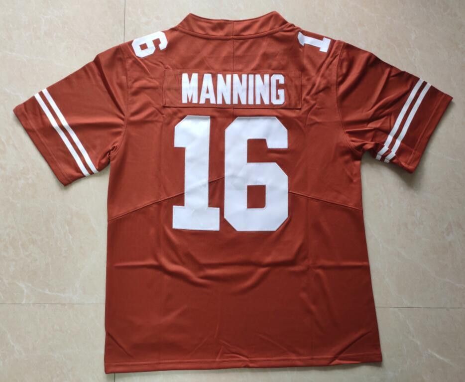 Other Men Texas Longhorns #16 Arch Manning Jerseys Orange Size US M / EU 48-50 / 2 - 1 Thumbnail