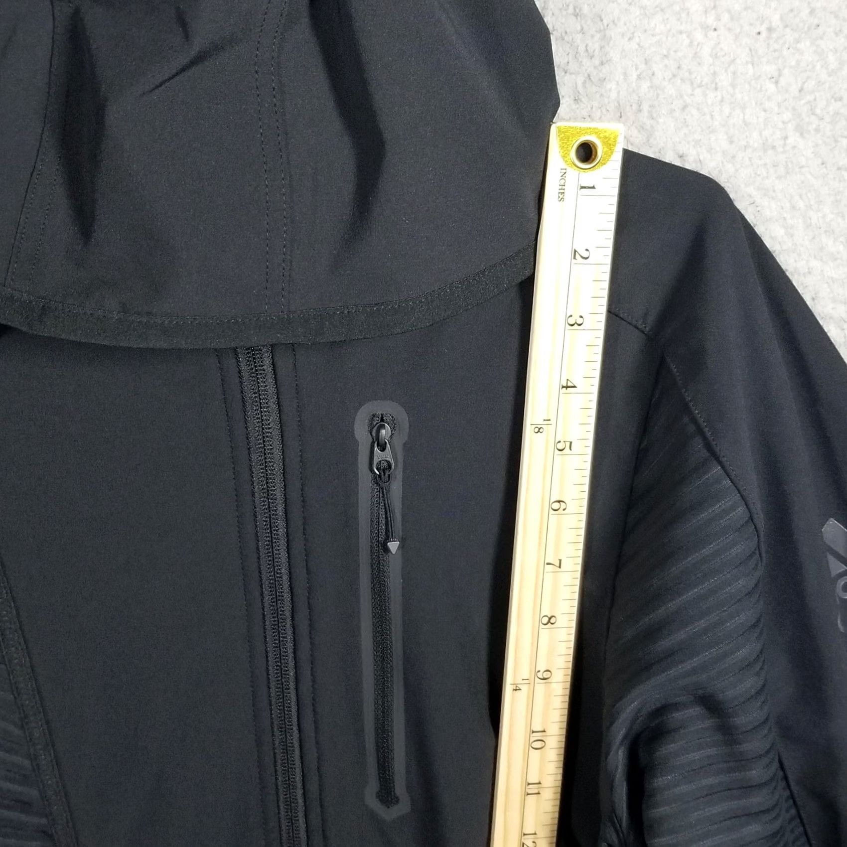 Adidas Adidas Jacket Mens M Black COLD.RDY Hooded Softshell Full Zip Running Pockets Size US M / EU 48-50 / 2 - 4 Thumbnail