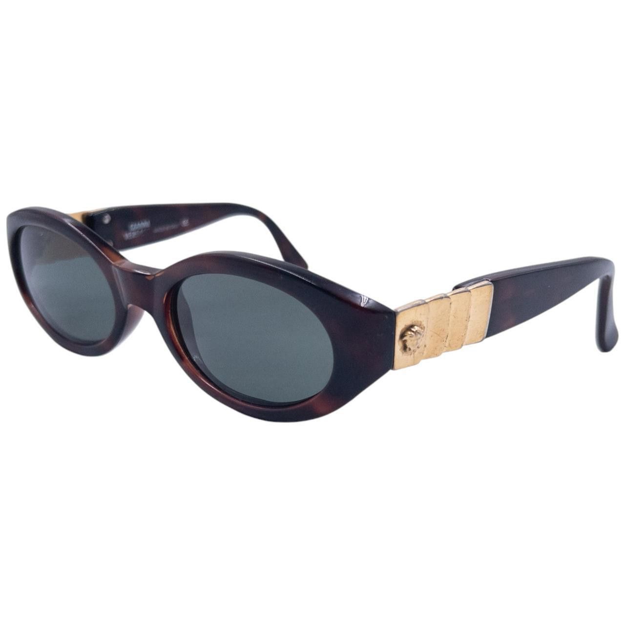 Versace Vintage Gianni Versace Tortoise Shell Sunglasses Size ONE SIZE - 1 Thumbnail