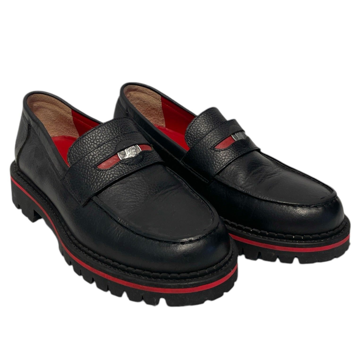 Fugazi Leather Penny Loafers Size US 7 / EU 40 - 1 Thumbnail