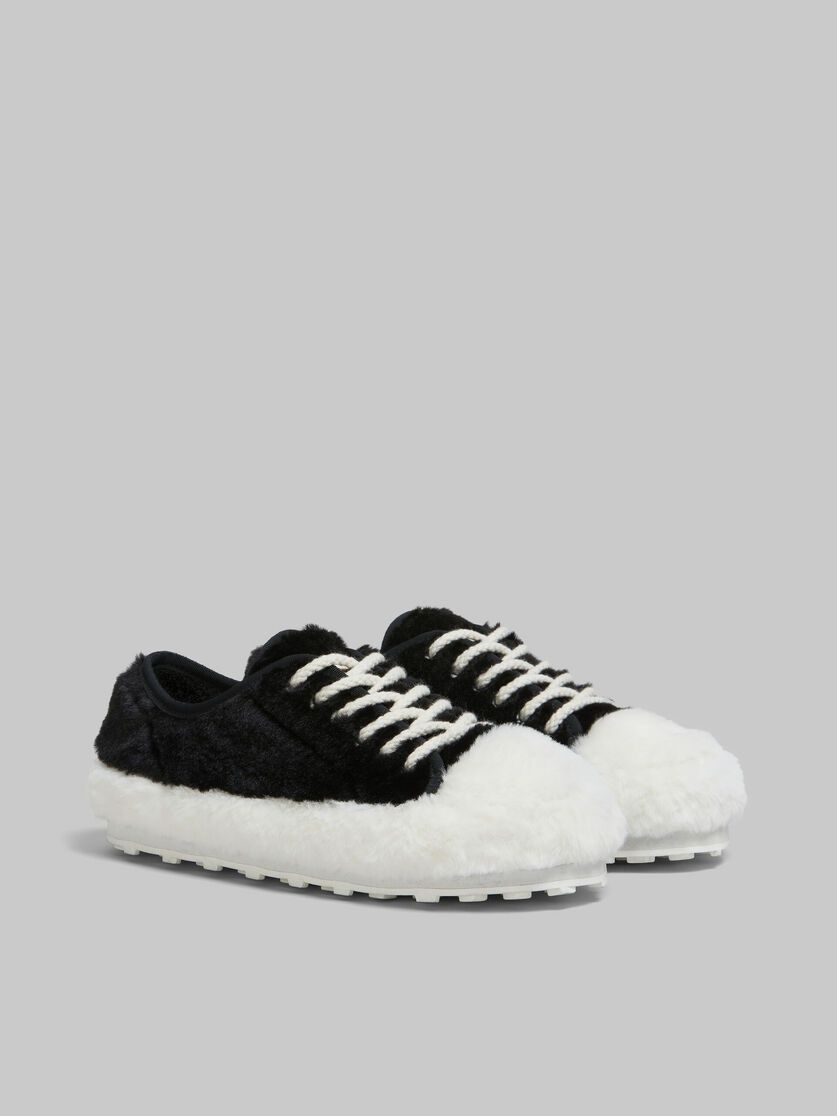 Marni o1f1d3z1025 Teddy Tennis Sneakers in Black/White Size US 8 / IT 38 - 2 Thumbnail